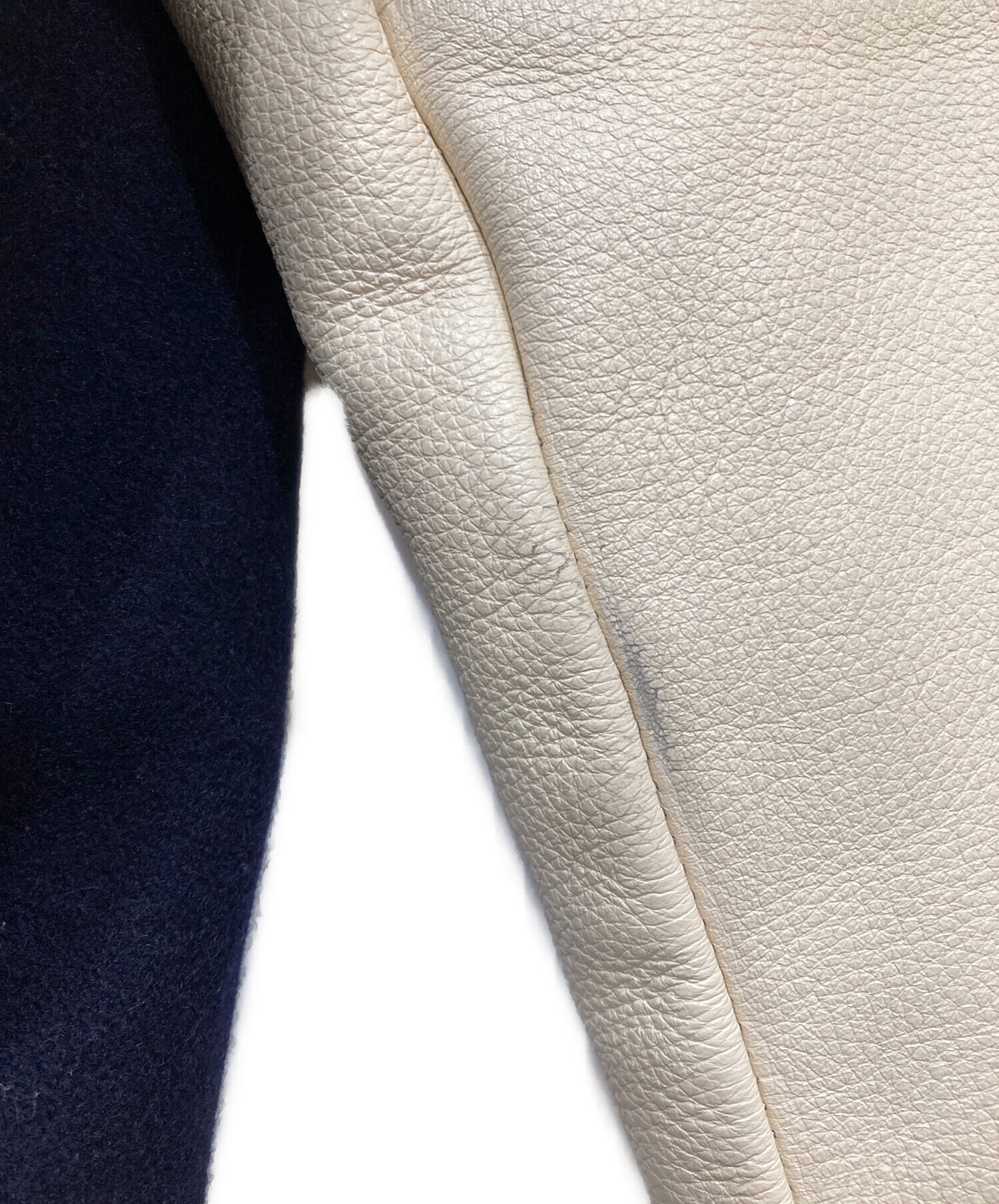 中古・古着通販】VAN JAC (ヴァン・ヂャケット) レザー切替スタジャン