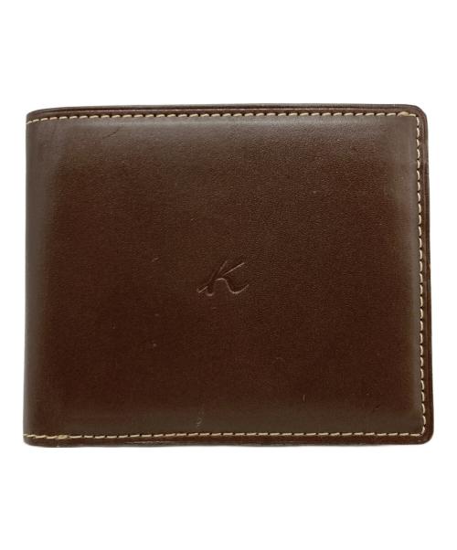 中古・古着通販】KITAMURA (キタムラ) 2つ折り財布 ブラウン｜ブランド