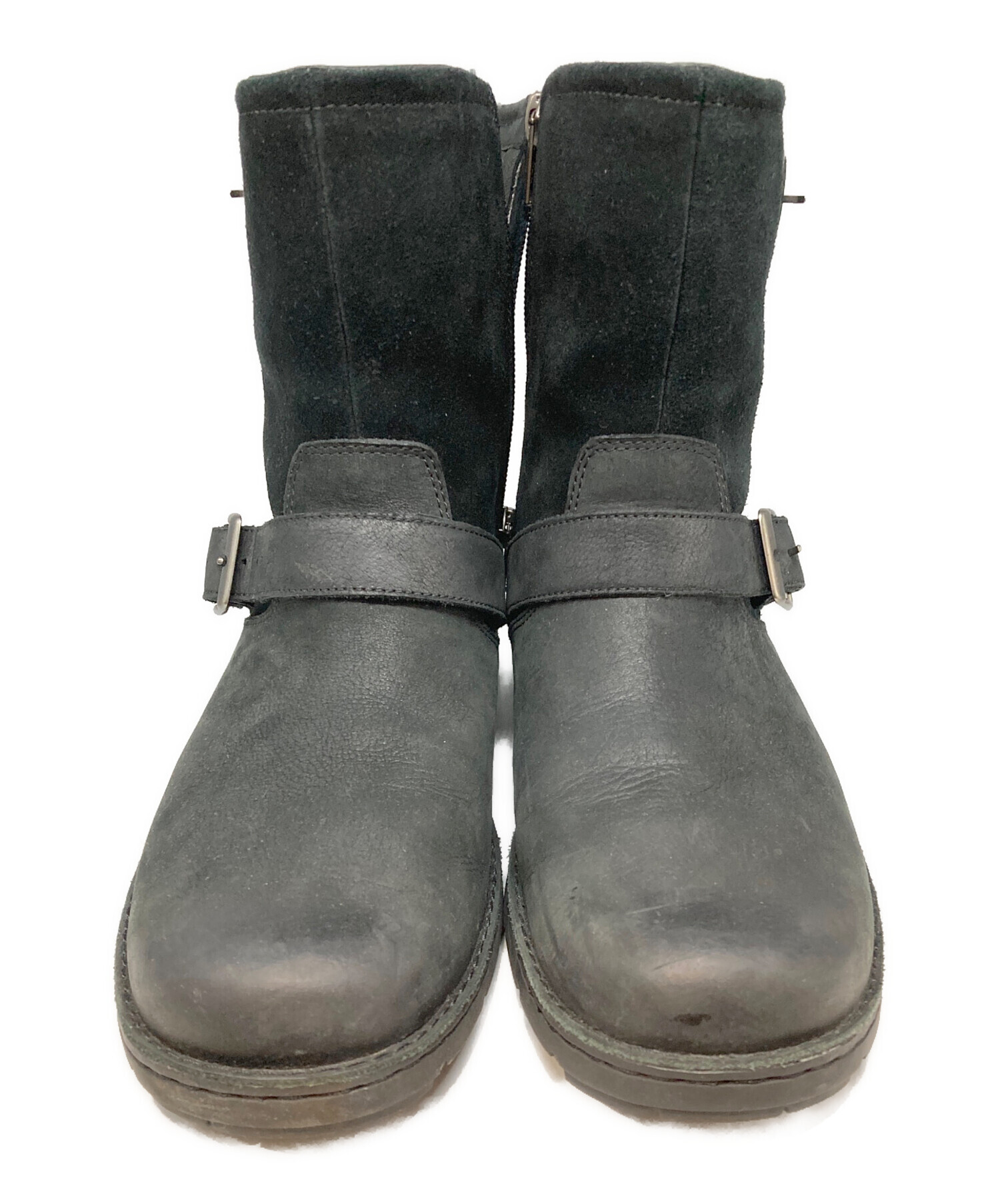 中古・古着通販】UGG (アグ) エンジニアブーツ ブラック サイズ:27cm 