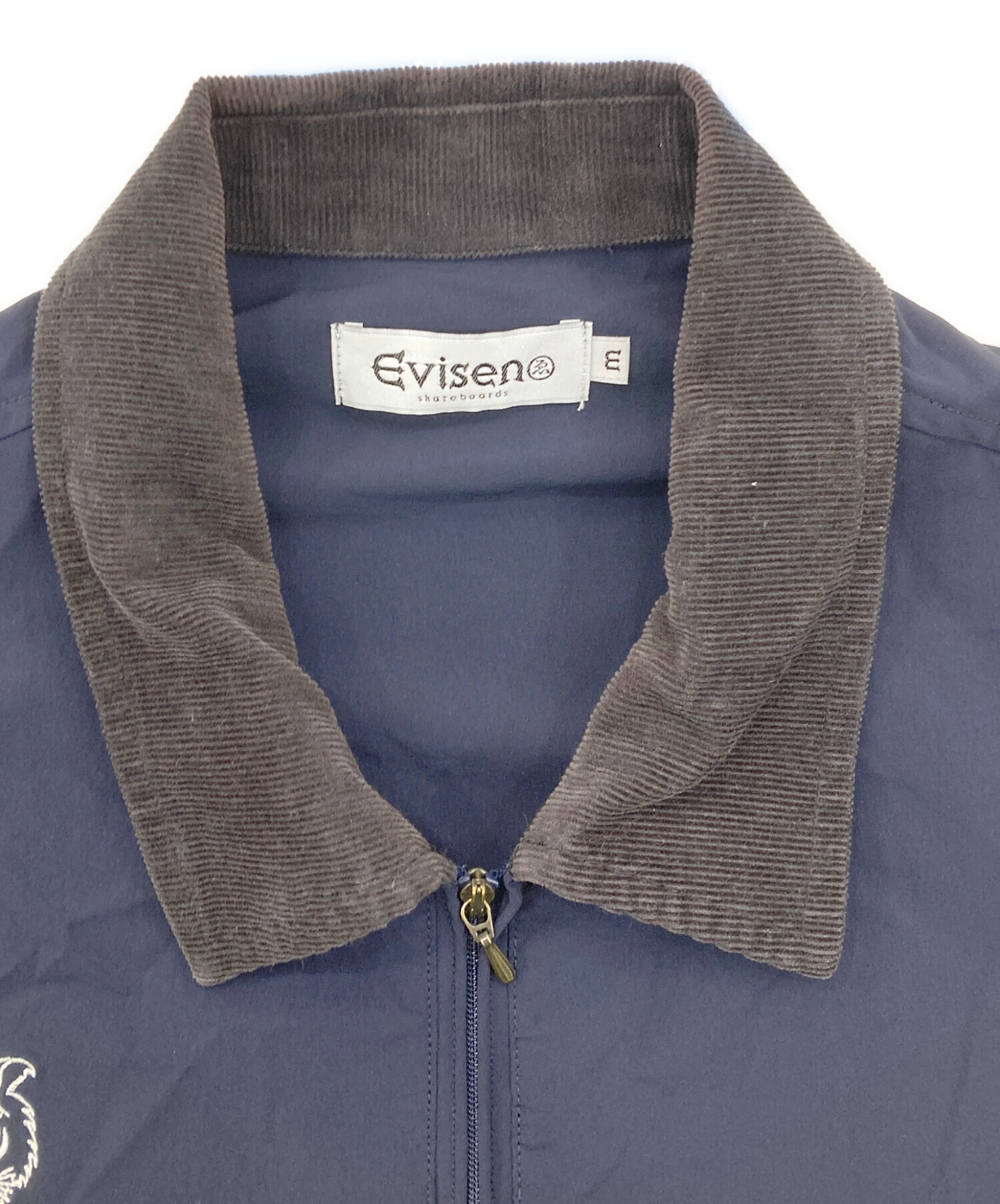 中古・古着通販】EVISEN (エビセン) ナイロンジャケット ネイビー