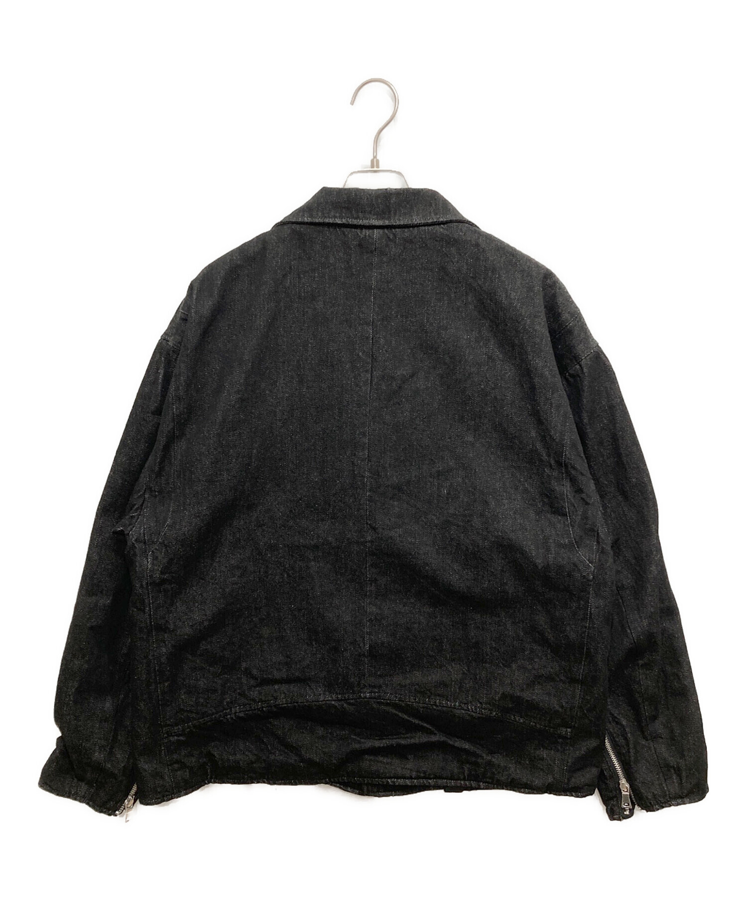 中古・古着通販】MSSD (エムエスエスディー) デニムライダース 