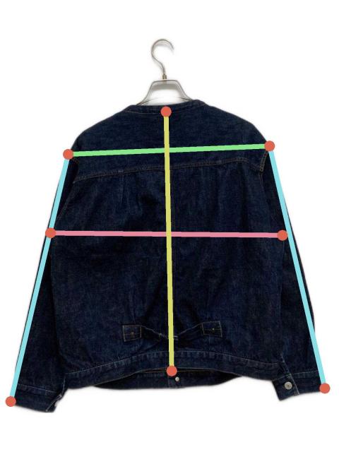 中古・古着通販】CALEE (キャリー) 1st ノーカラーデニムジャケット