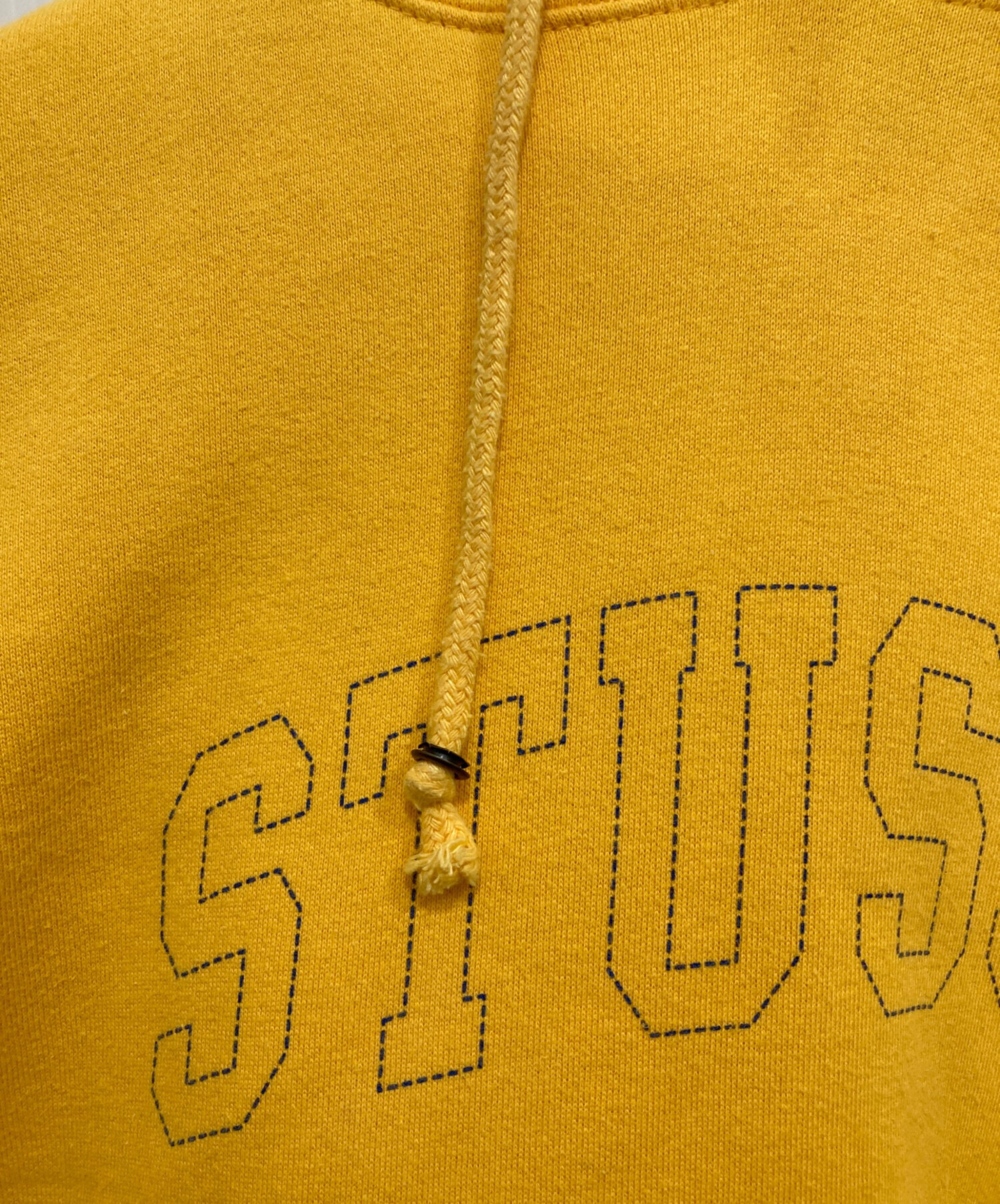 中古・古着通販】stussy (ステューシー) ロゴパーカー イエロー サイズ