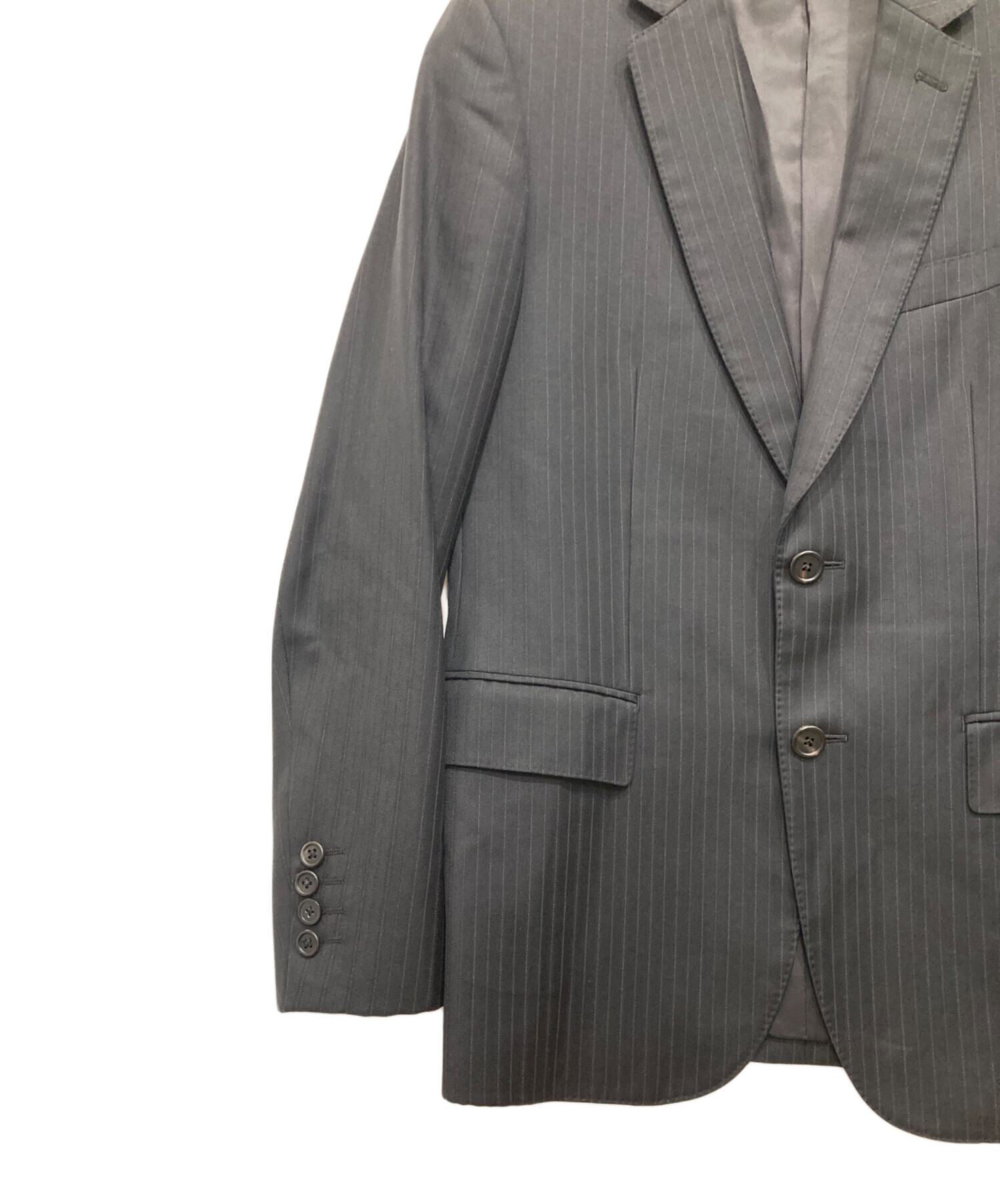 ポールスミス セットアップ スーツ ダークグレーLサイズ Paul Smith 中古・古着通販】PAUL SMITH (ポールスミス) セットアップスーツ