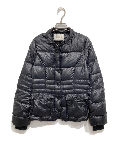 中古・古着通販】HERNO (ヘルノ) ダウンジャケット ブラック サイズ:38