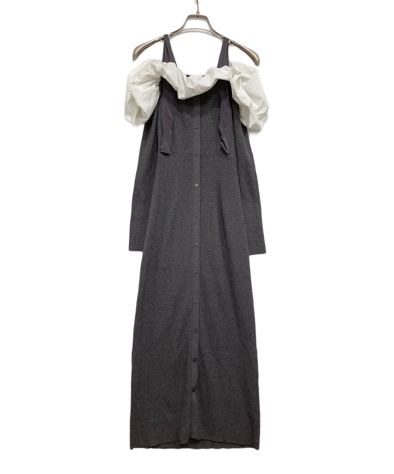 中古・古着通販】Snidel (スナイデル) フリルドッキングオフショル