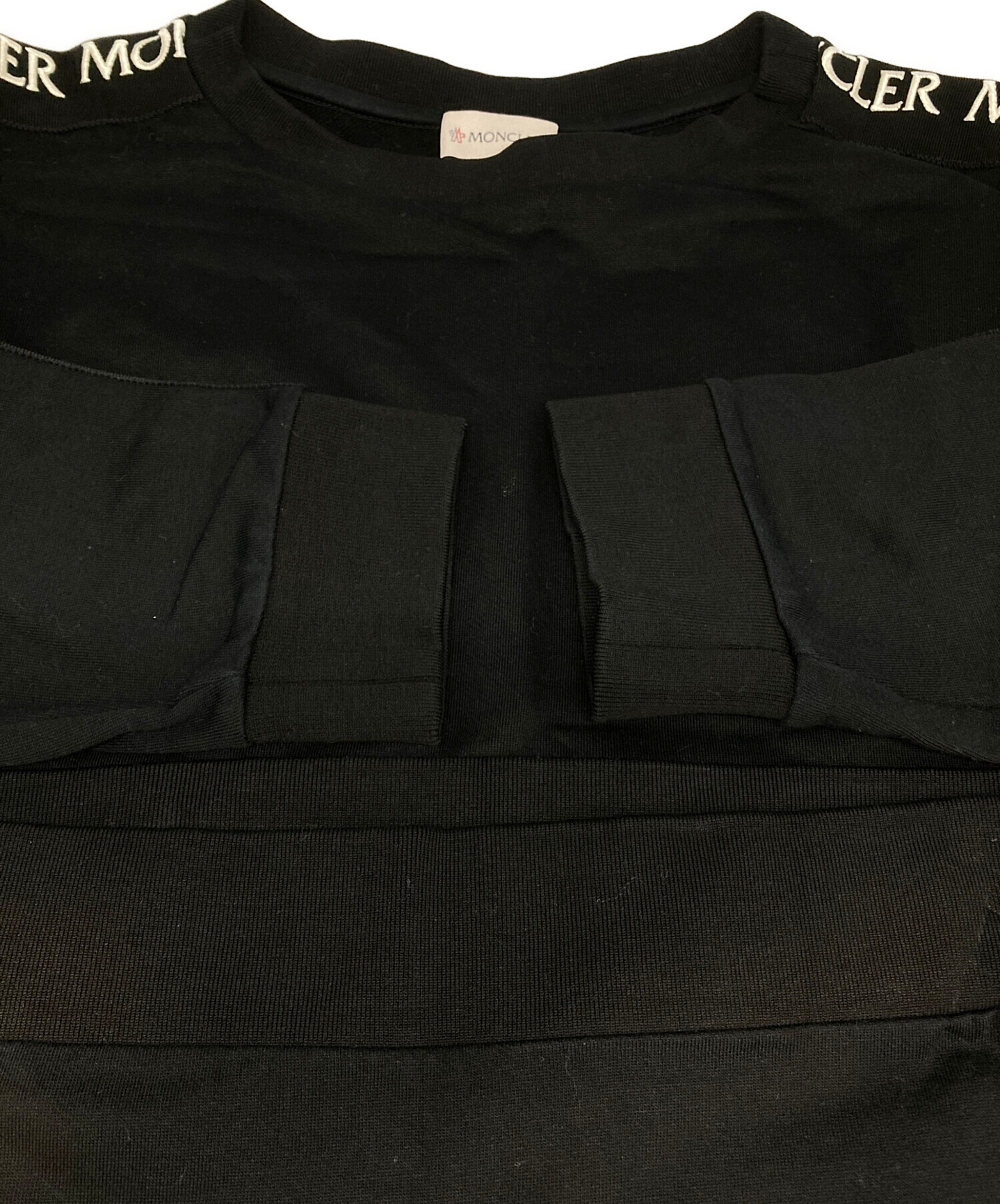 中古・古着通販】MONCLER (モンクレール) MAGLIA GIROCOLLO ブラック