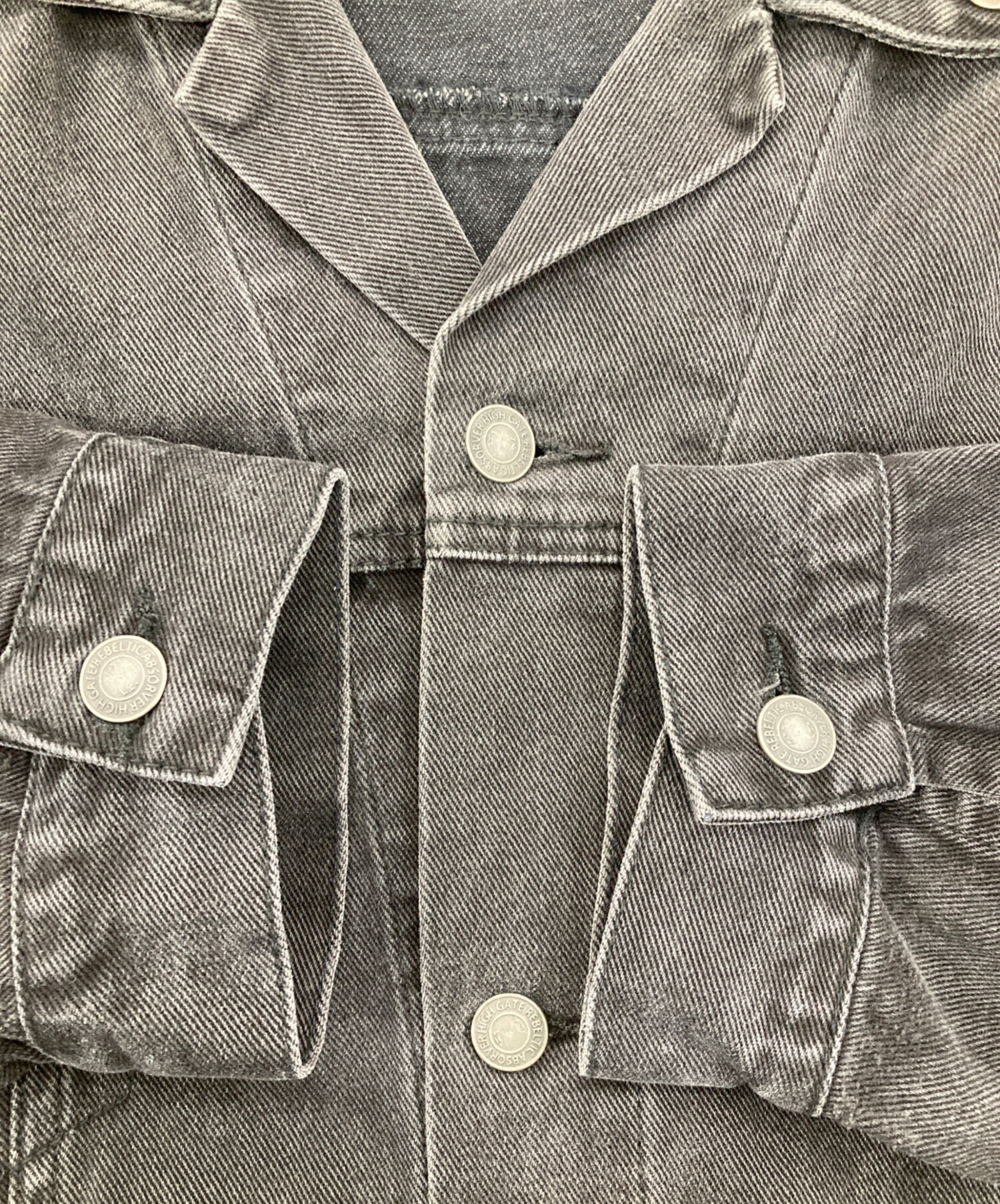 中古・古着通販】HIGH-GATE (ハイゲート) ZIPPER TRACK DENIM JKT 