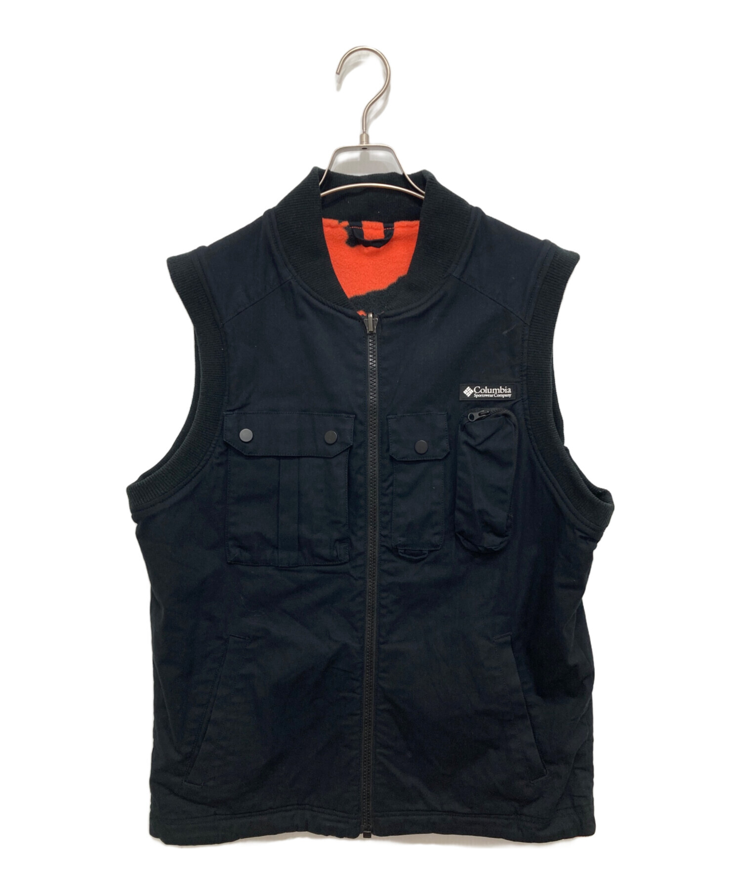 中古・古着通販】Columbia (コロンビア) リバーシブルベスト ブラック 