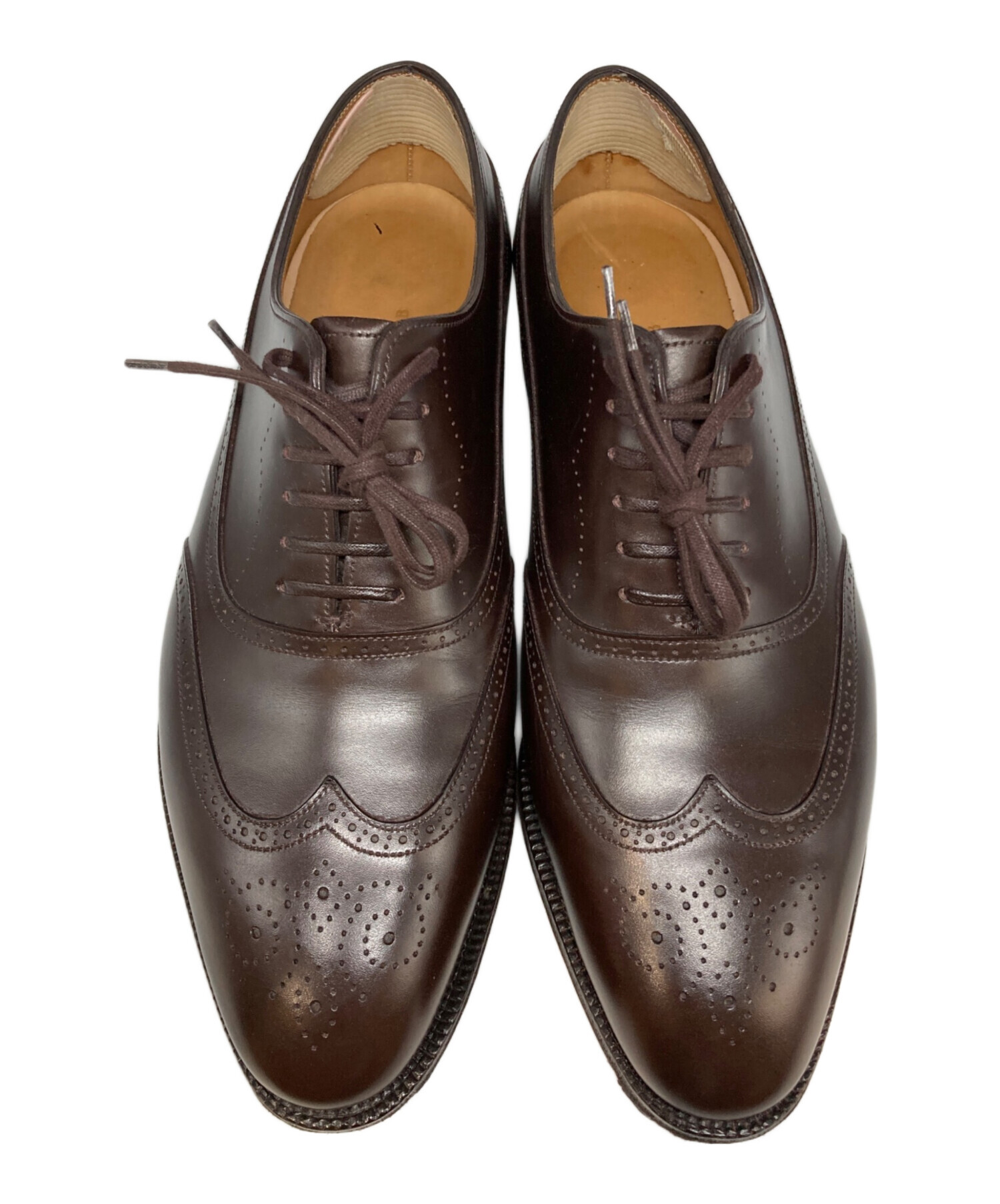 JOHN LOBB ジョンロブ　ウイングチップ　ブラウン 中古・古着通販】JOHN LOBB (ジョンロブ) ウィングチップシューズ