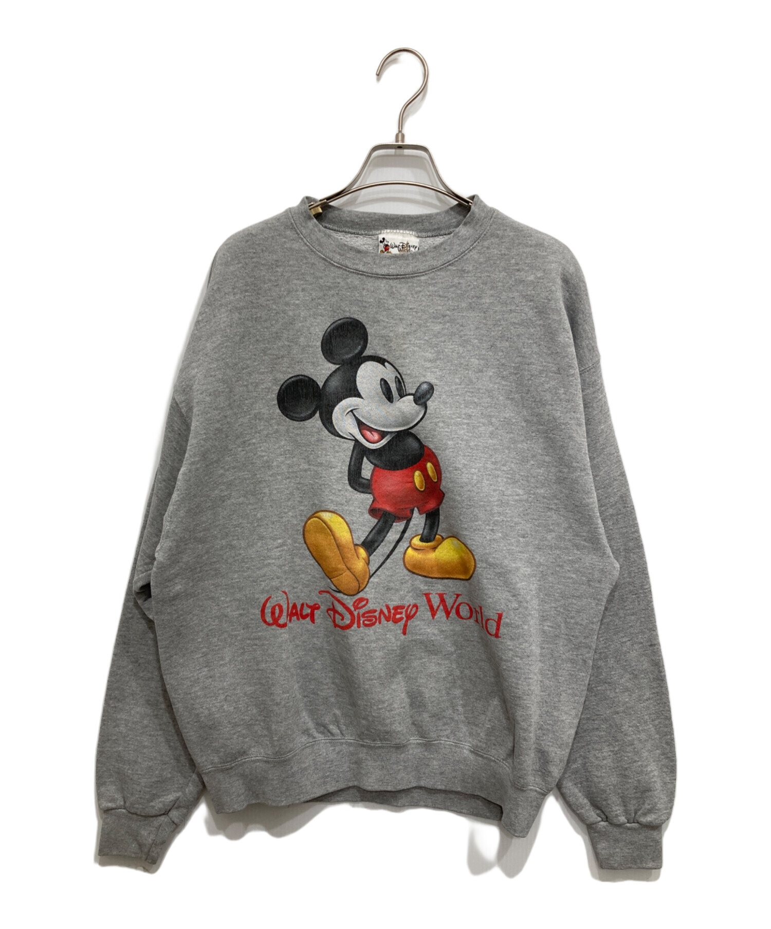 中古・古着通販】DISNEY (ディズニー) 90sプリントスウェット グレー 