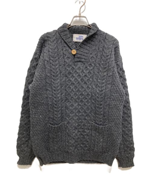 中古・古着通販】JOHN MOLLOY (ジャンモロイ) アランニット グレー
