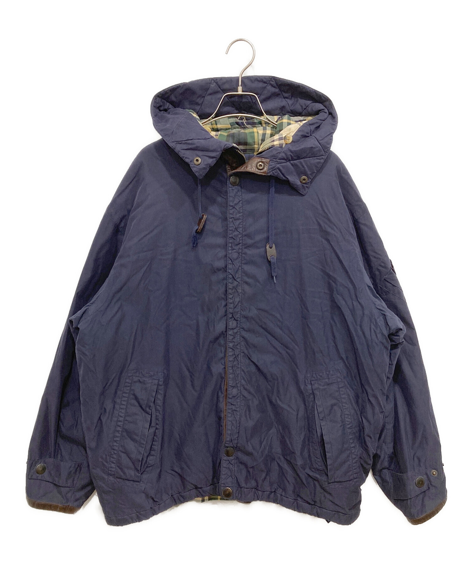 中古・古着通販】NAUTICA (ノーティカ) レザーパイピングジャケット 