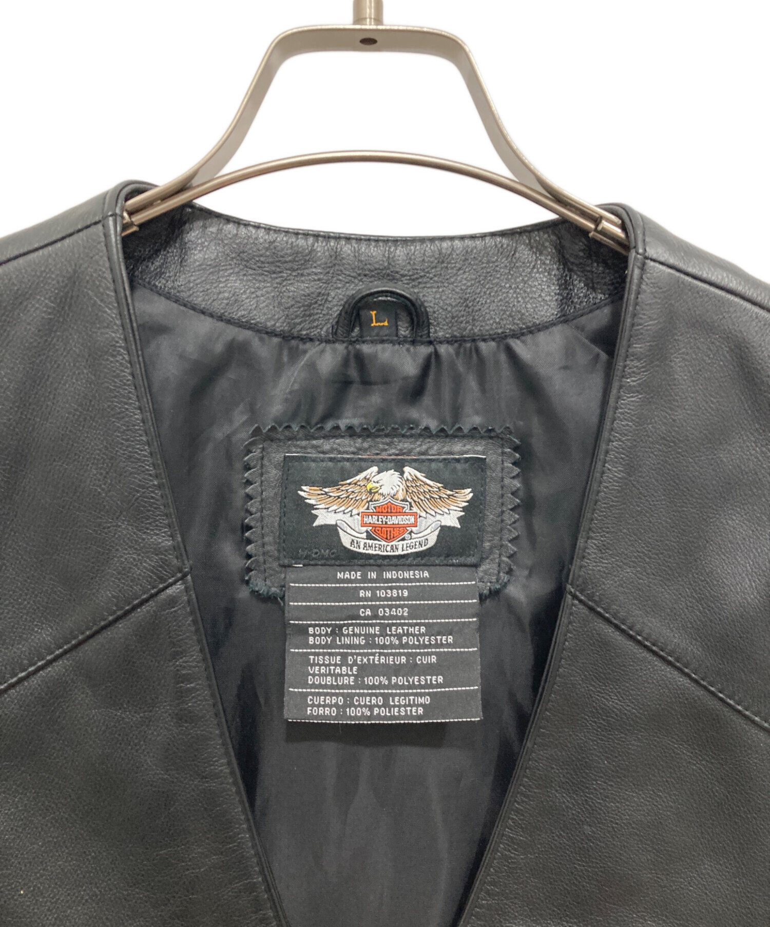 中古・古着通販】HARLEY-DAVIDSON (ハーレーダビッドソン) レザー