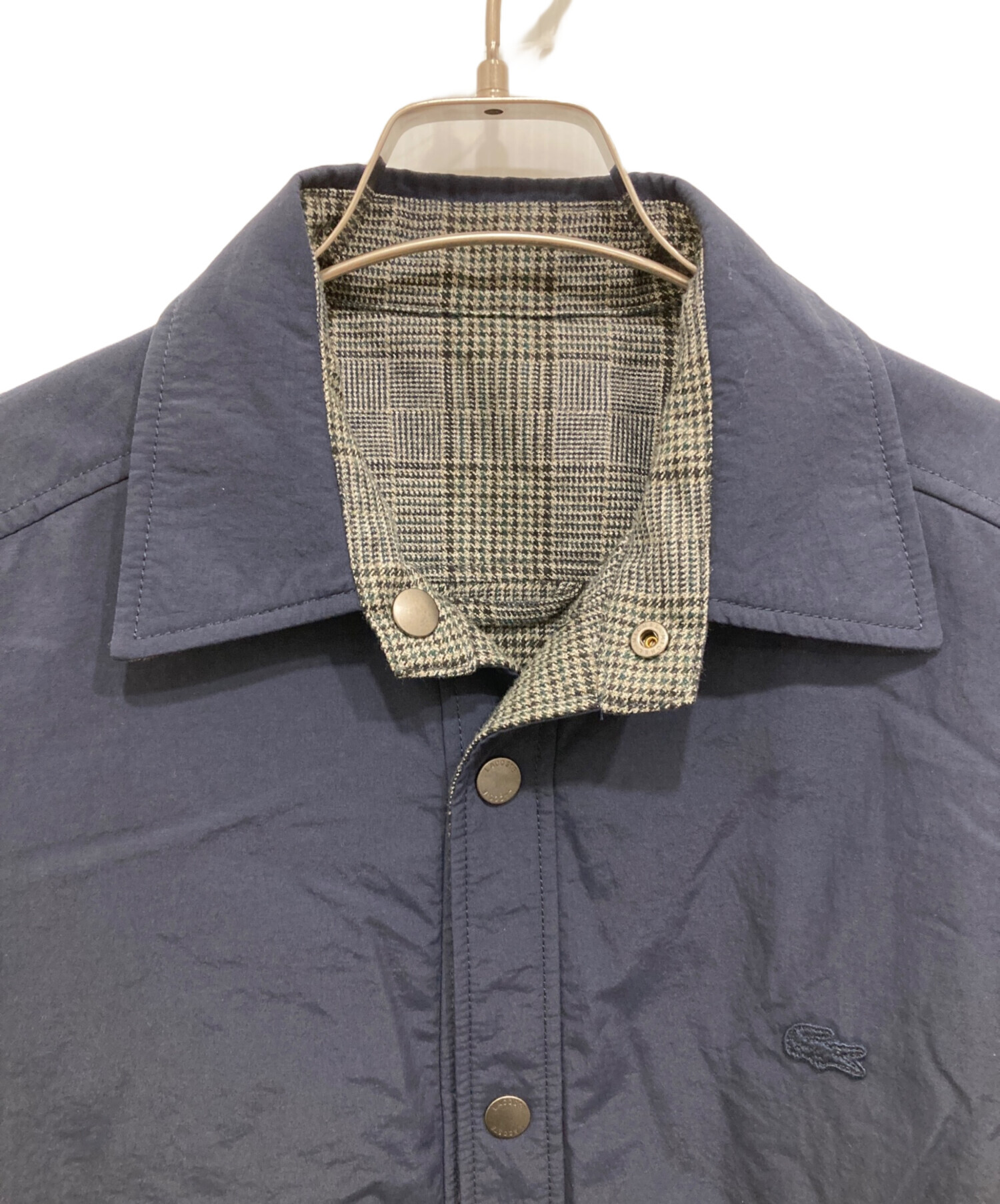 中古・古着通販】LACOSTE (ラコステ) 中綿リバーシブルシャツ 