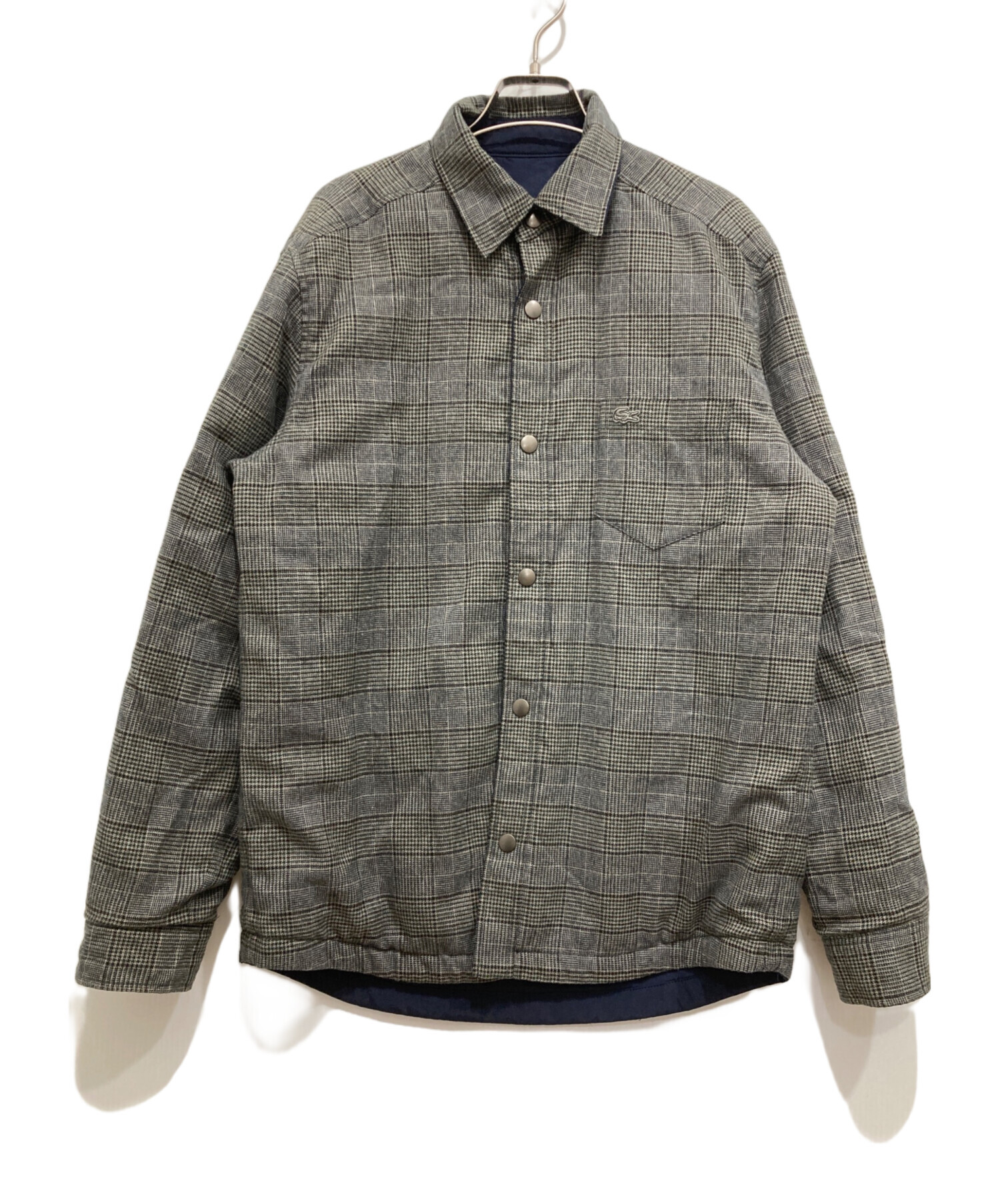 中古・古着通販】LACOSTE (ラコステ) 中綿リバーシブルシャツ 