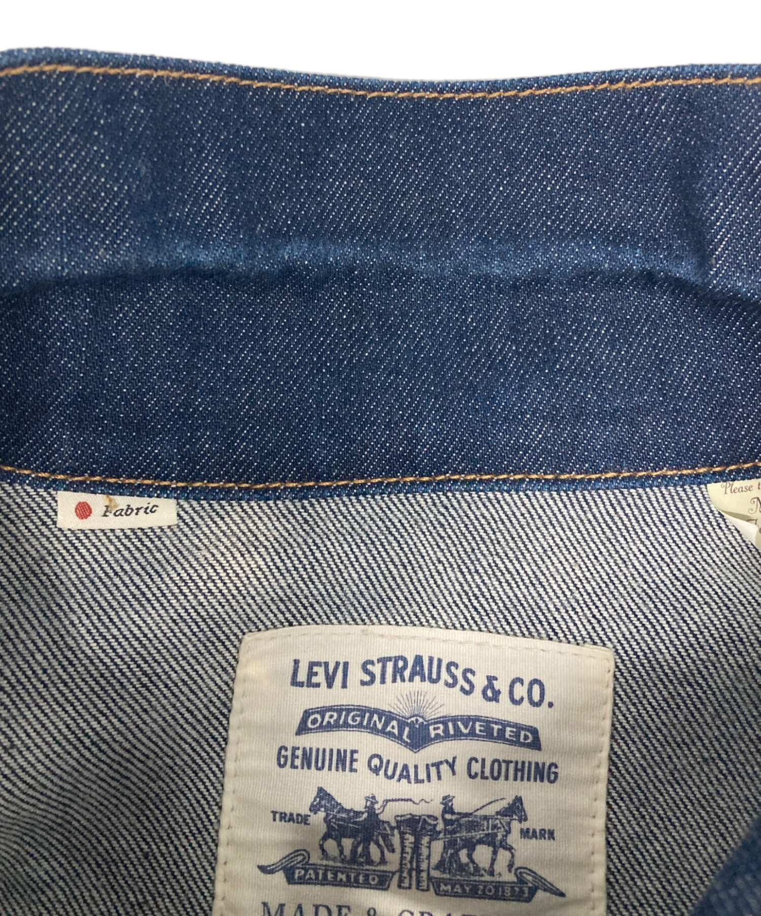 極美品 新品 LEVI'S MADE&CRAFTED トラッカージャケット L 中古・古着通販】LEVI'S MADE&CRAFTED (リーバイスメイドクラフテッド