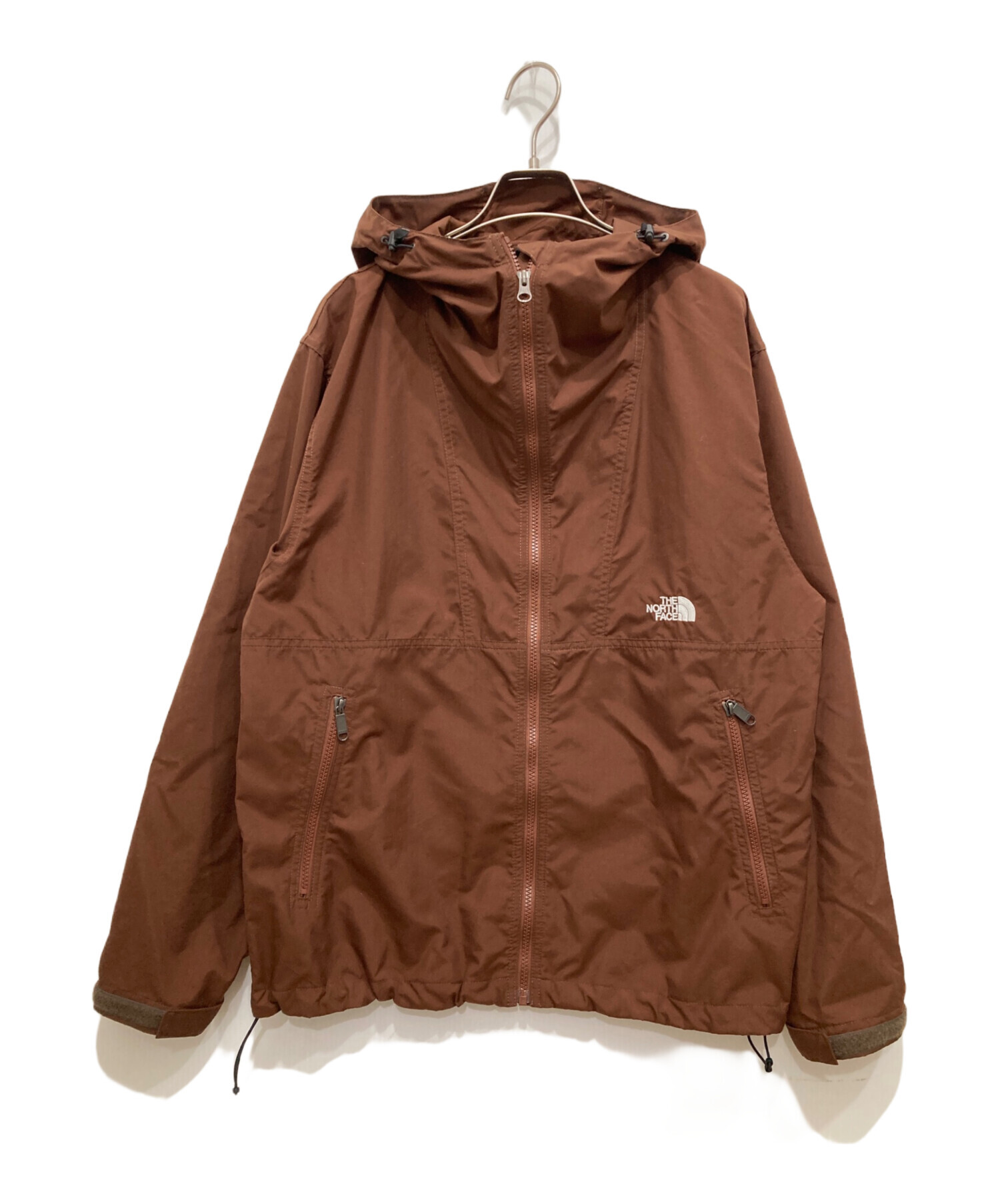 値下げ！THE NORTH FACE フード付きジャケット ブラウン　120 中古・古着通販】THE NORTH FACE (ザ ノース フェイス) コンパクト