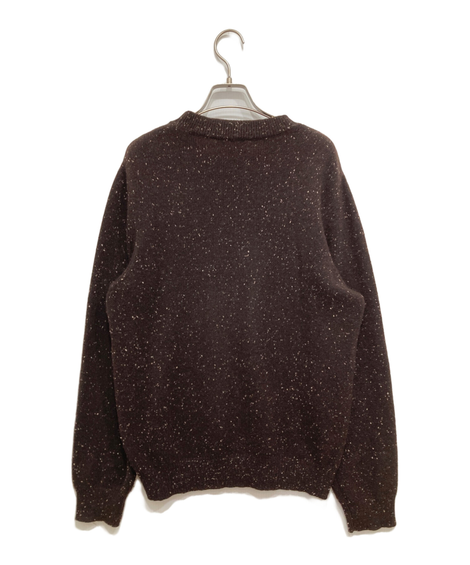 中古・古着通販】A.P.C. (アーペーセー) クルーネックニット ブラウン