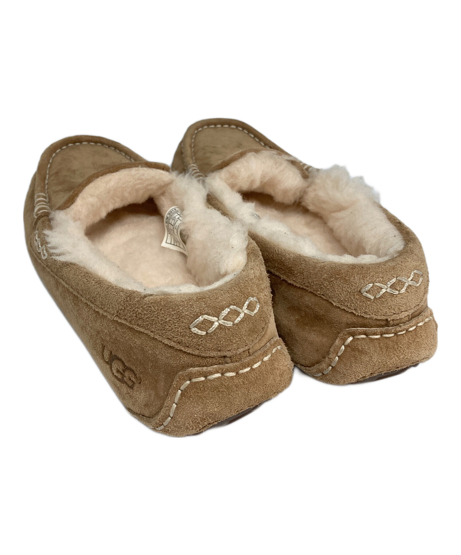 中古・古着通販】UGG (アグ) モカシンシューズ ブラウン サイズ:23