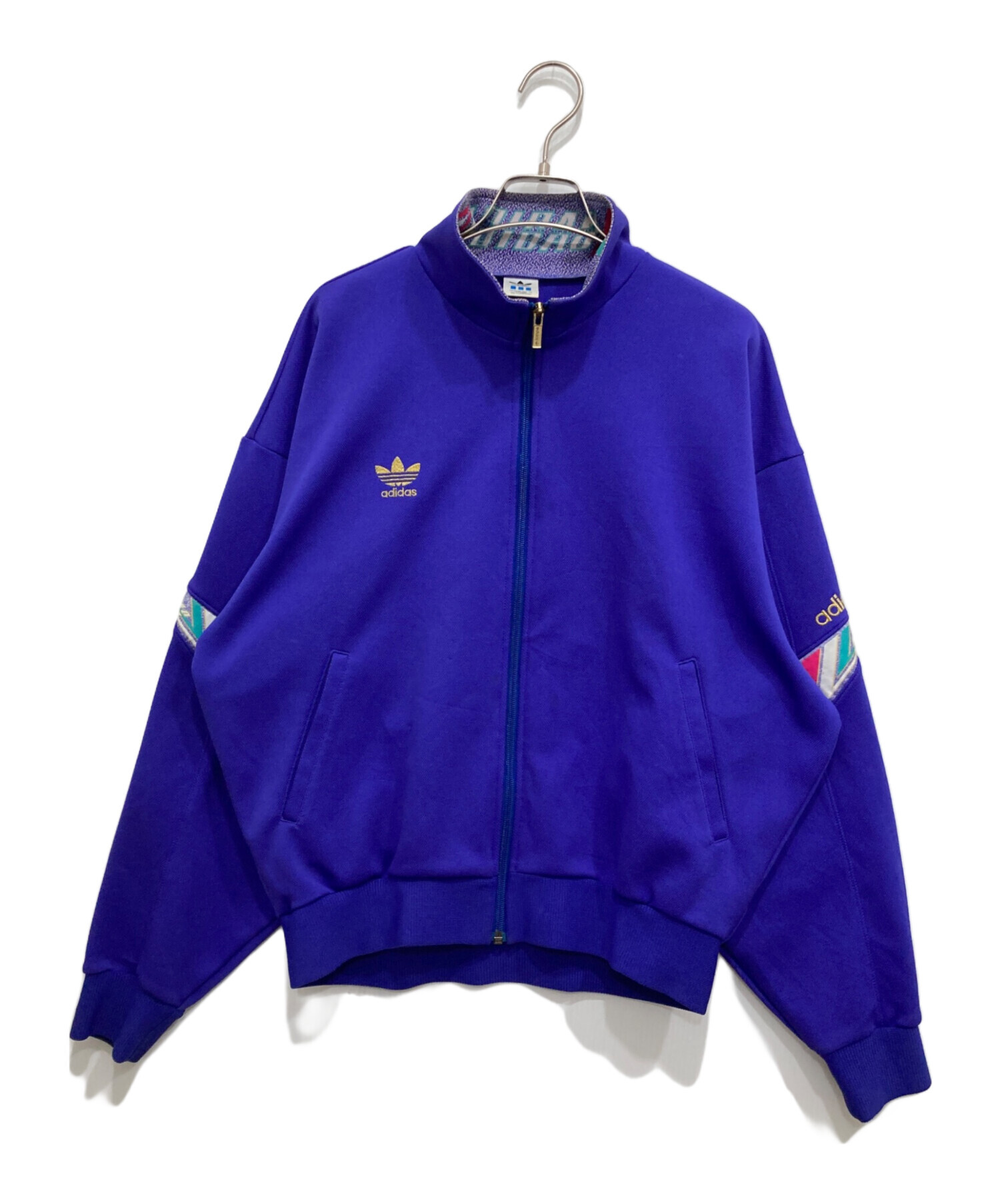 adidas アディダス トラックジャケット サイズXO 中古・古着通販】adidas (アディダス) トラックジャケット パープル