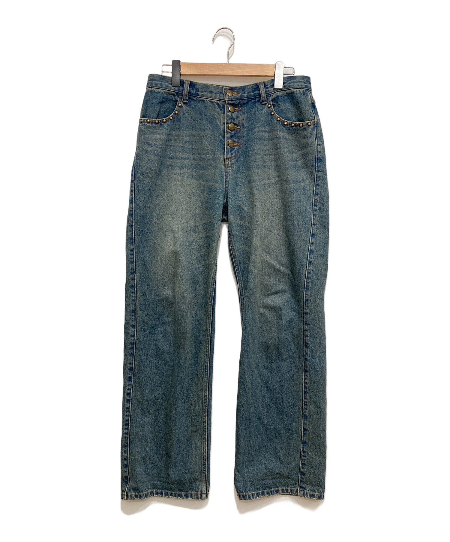 BAD WAY Blast studs denim【完売品】 中古・古着通販】BADWAY (バッドウェイ) Blast studs denim インディゴ