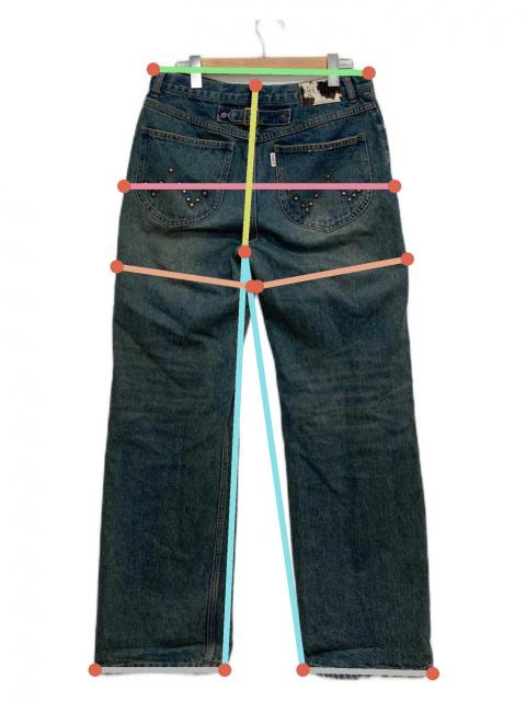 中古・古着通販】BADWAY (バッドウェイ) Blast studs denim インディゴ