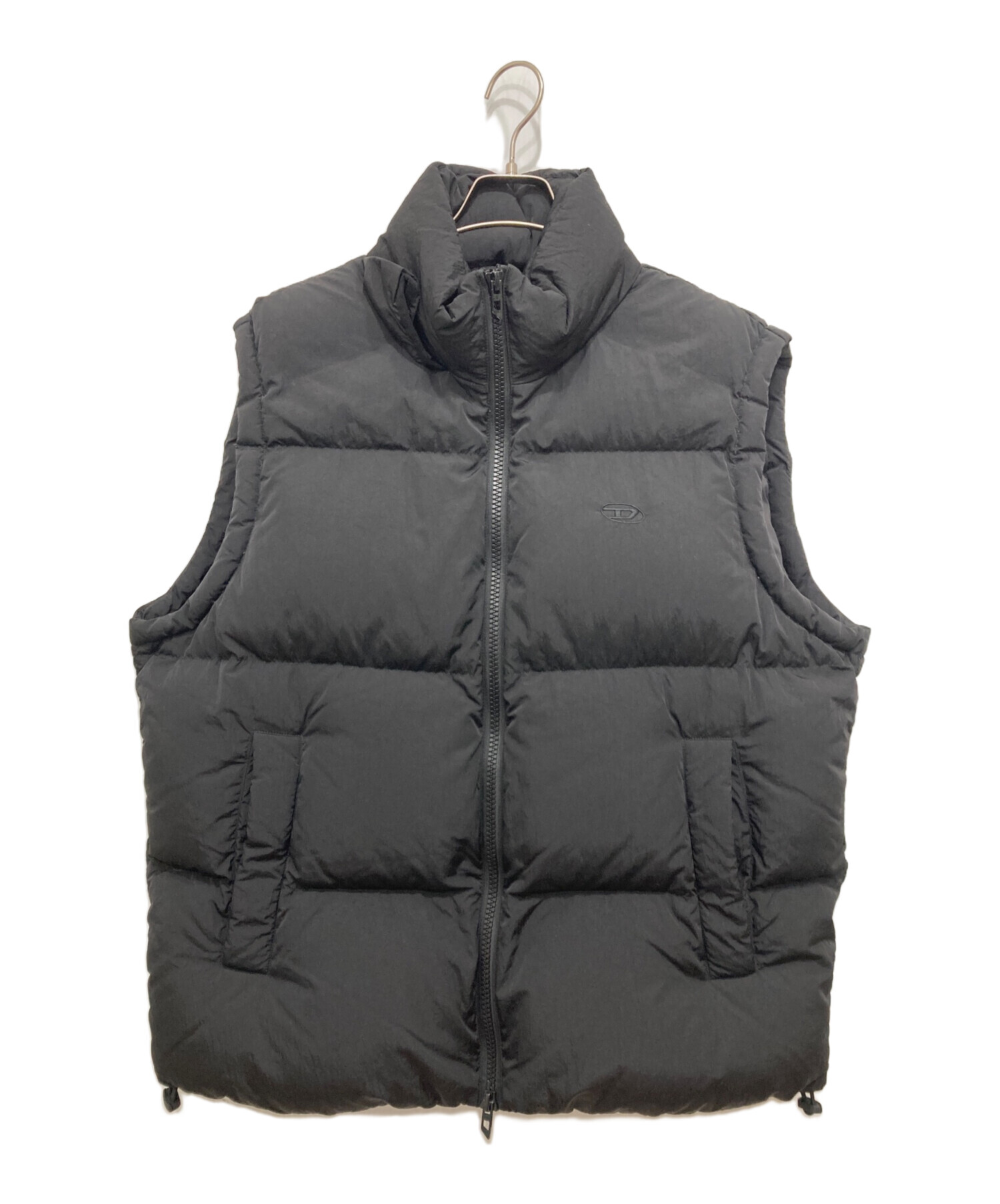中古・古着通販】DIESEL (ディーゼル) ダウンベスト ブラック サイズ