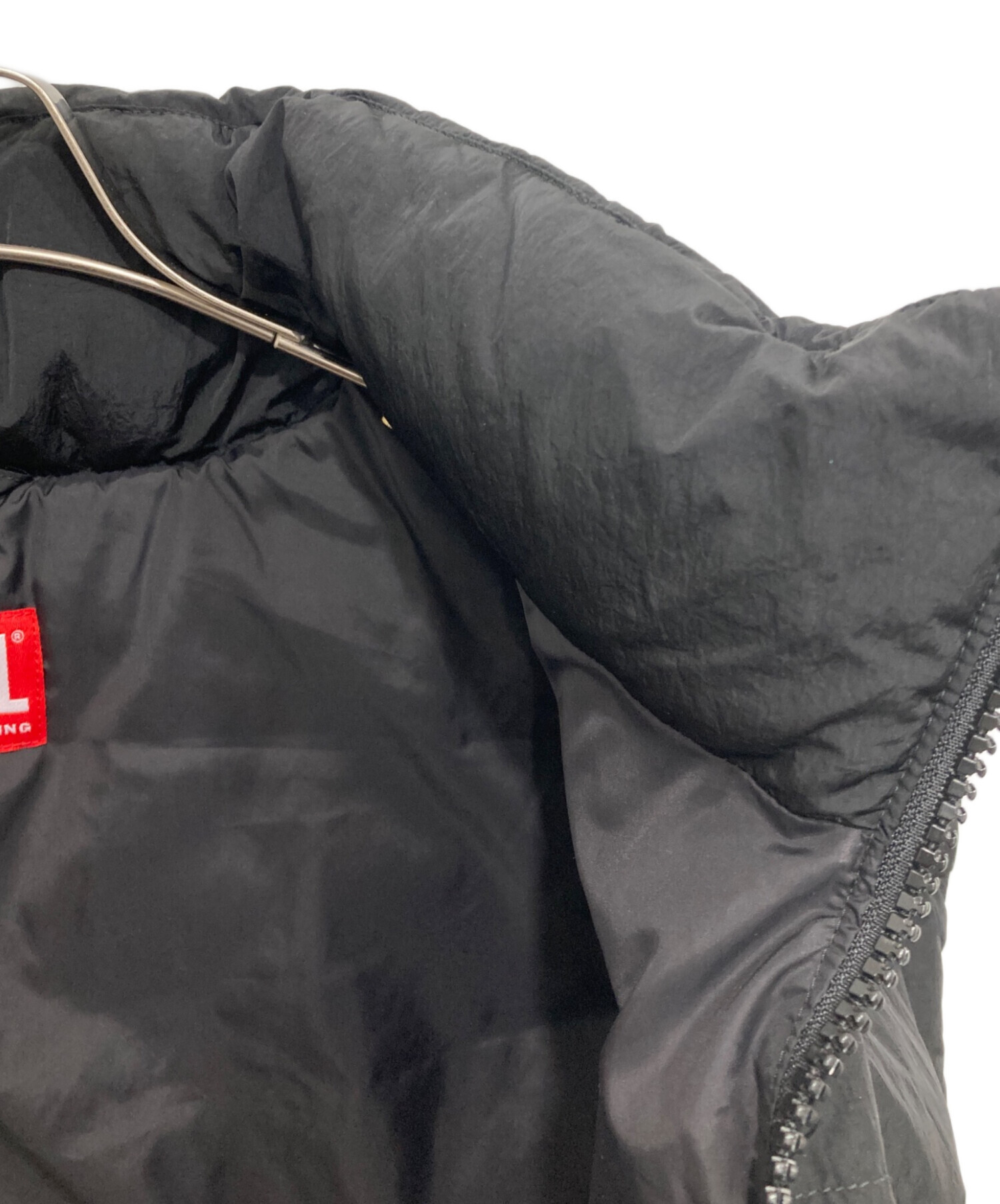 中古・古着通販】DIESEL (ディーゼル) ダウンベスト ブラック サイズ