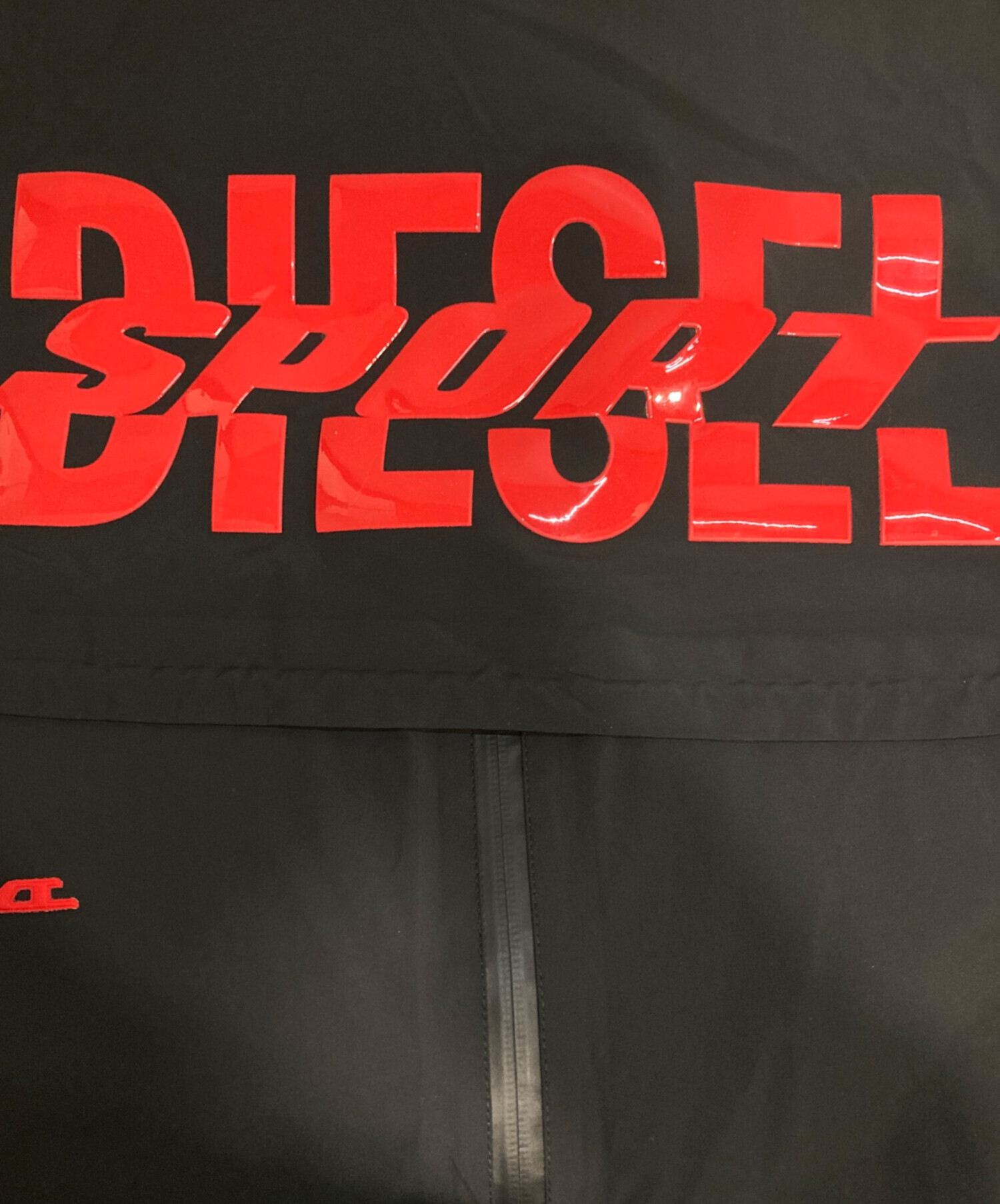中古・古着通販】DIESEL (ディーゼル) ナイロンジャケット ブラック