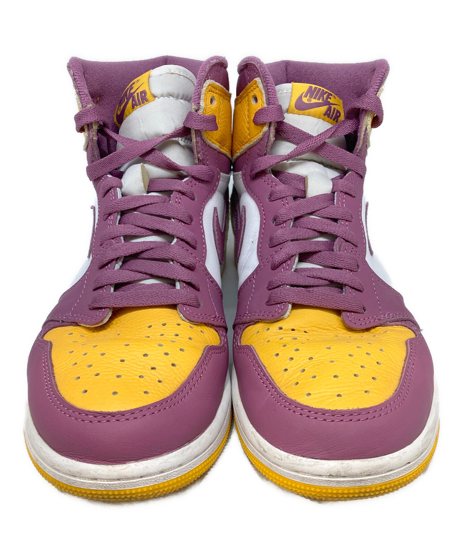 NIKE / ハイカットスニーカー/26cm/イエロー/パープル/555088-706 中古・古着通販】NIKE (ナイキ) ハイカットスニーカー イエロー