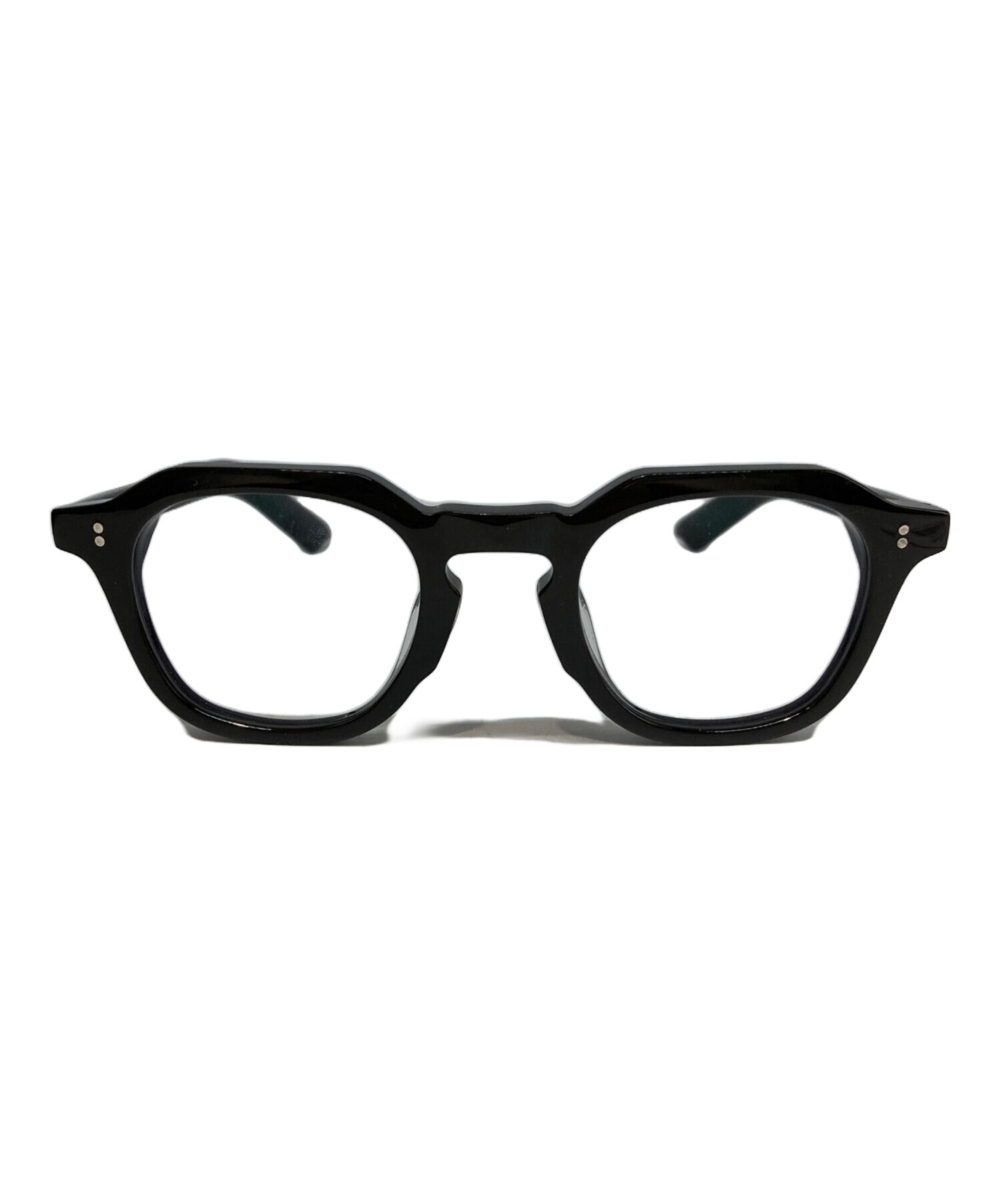 中古・古着通販】few. (フュー) 伊達眼鏡 ブラック サイズ:46□24-145