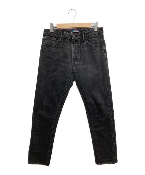 中古・古着通販】CIRCLE (サークル) セルビッチデニムパンツ ブラック