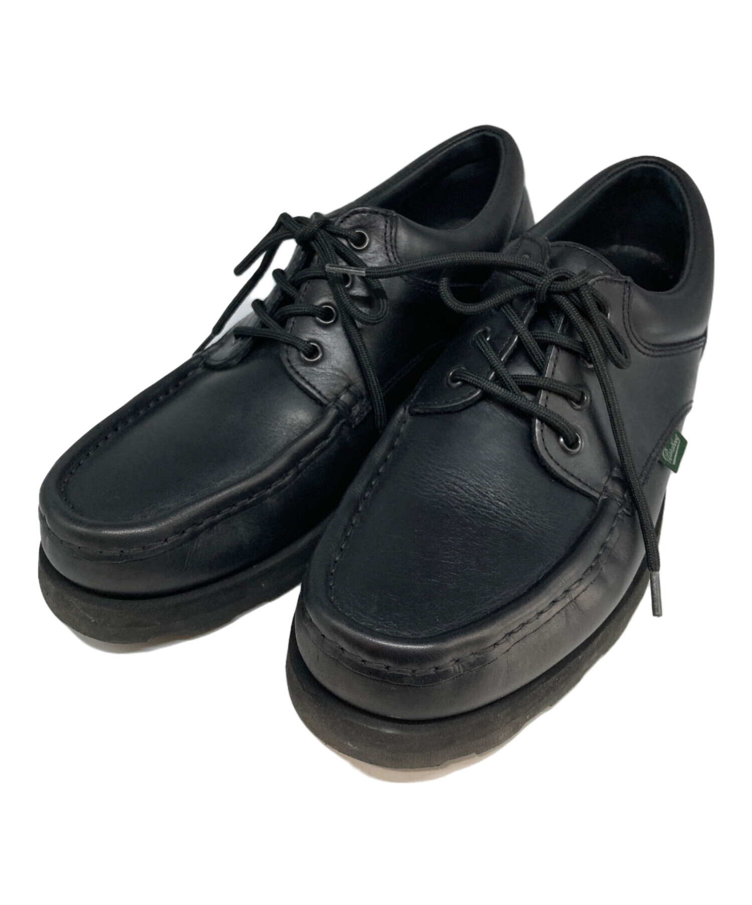 Paraboot ドレスシューズ 黒 レザー 中古・古着通販】PARABOOT (パラブーツ) レザーシューズ ブラック