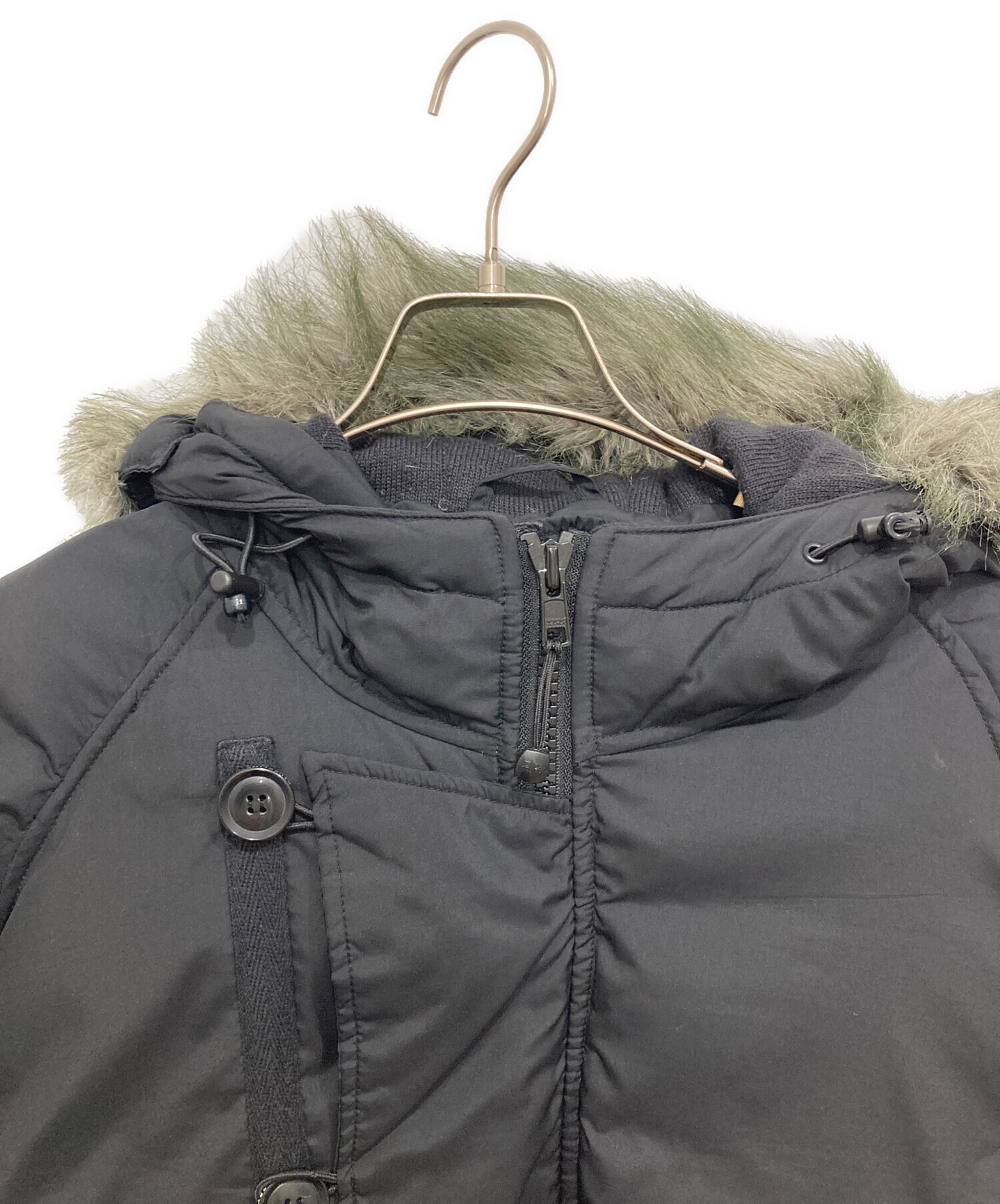 中古・古着通販】stussy (ステューシー) ダウンジャケット ブラック 
