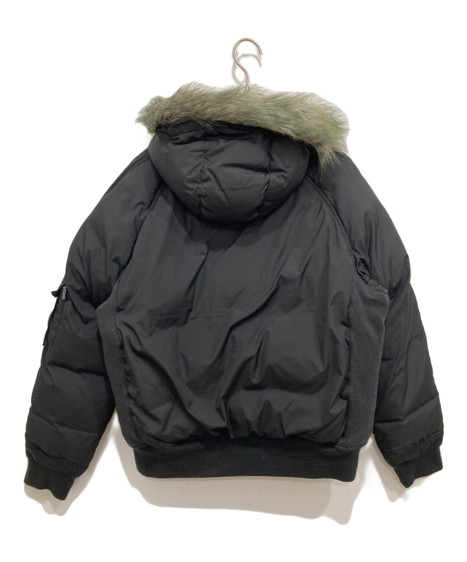 中古・古着通販】stussy (ステューシー) ダウンジャケット ブラック 