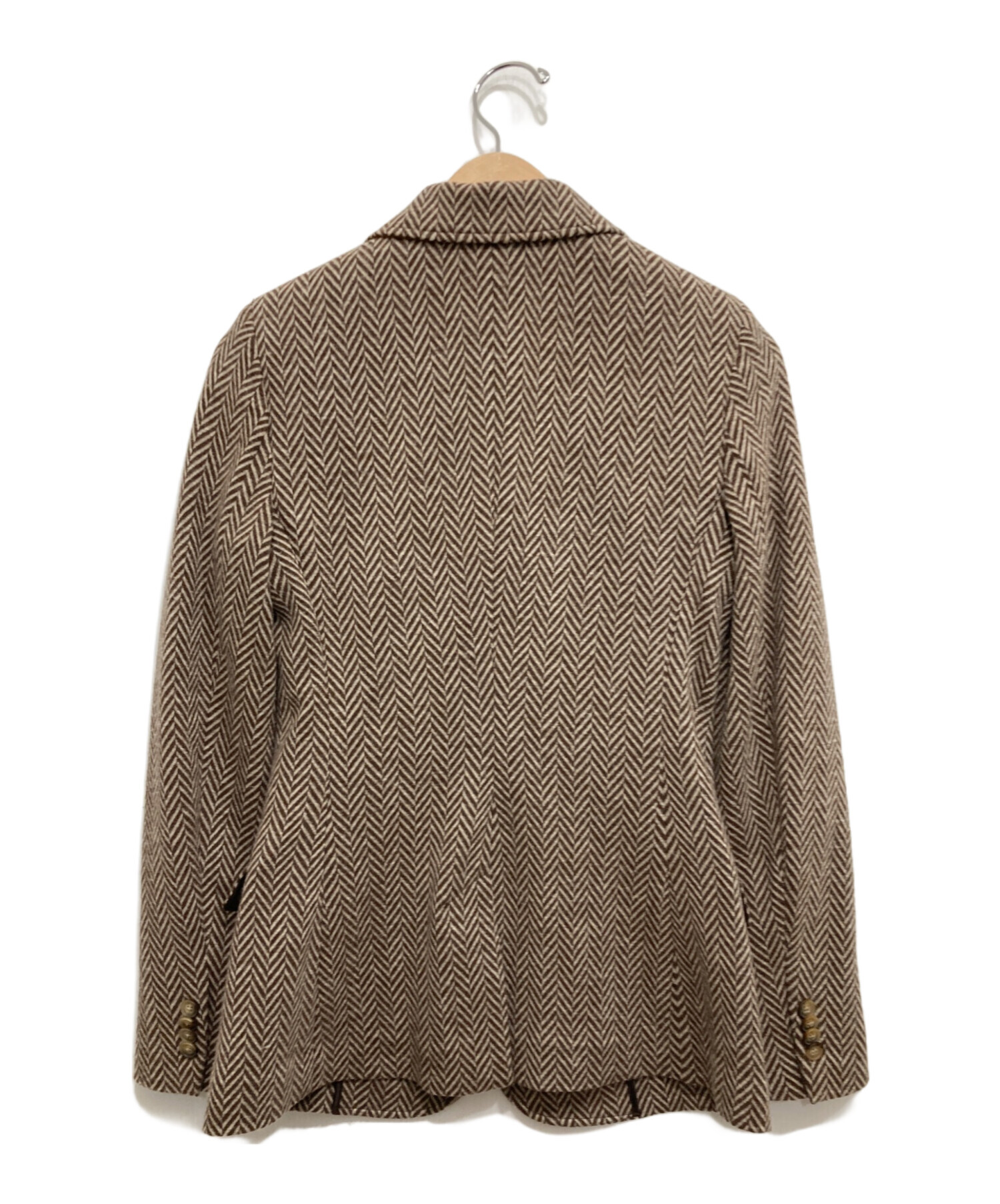 【美品】ラルフローレン テーラードジャケット アルパカウール ヘリンボーン11号 中古・古着通販】POLO RALPH LAUREN (ポロ・ラルフローレン