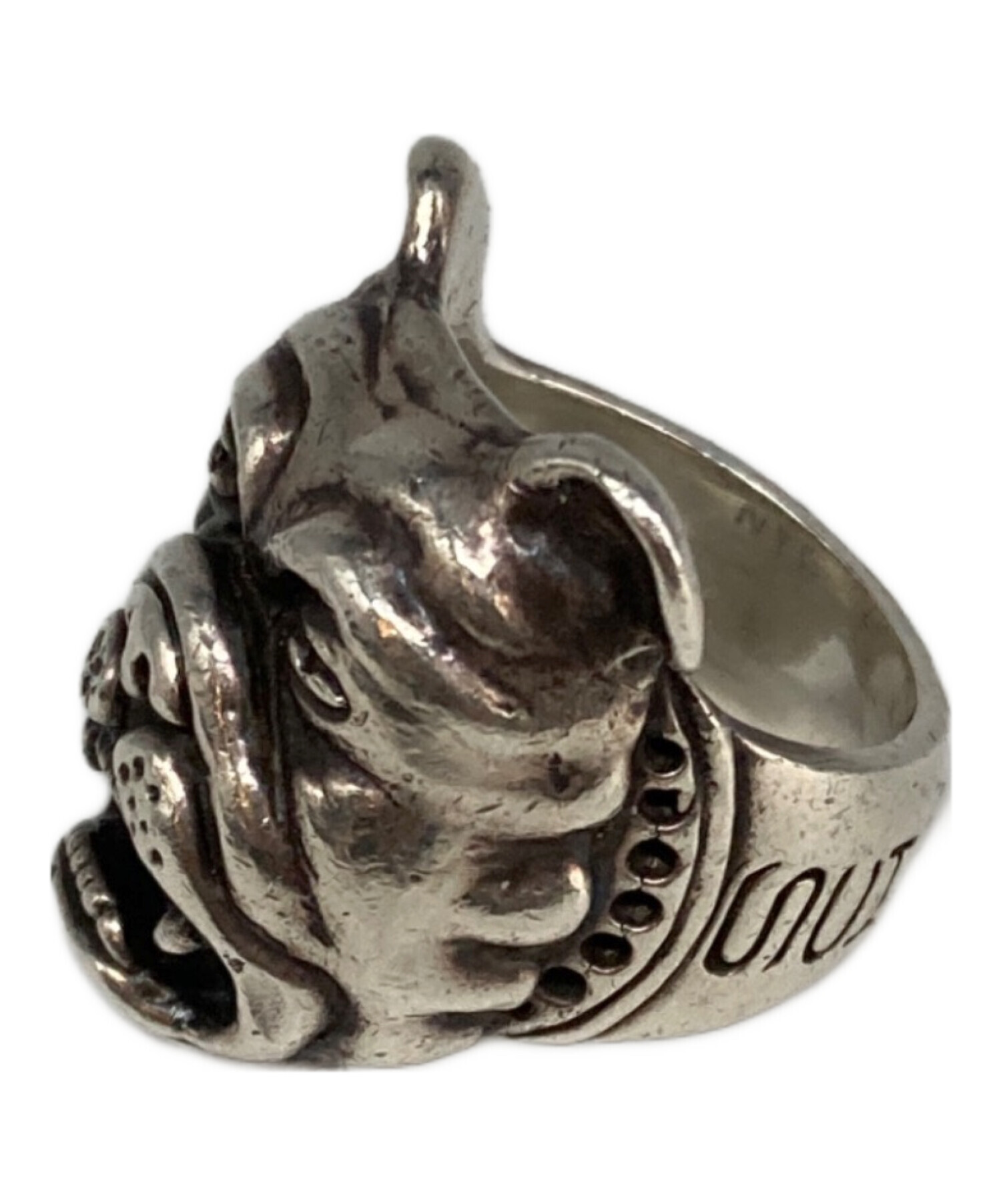 Schott N.Y.C ブルドッグ リング ショットbulldog ring 中古・古着通販】Schott (ショット) ブルドッグリング サイズ:17号