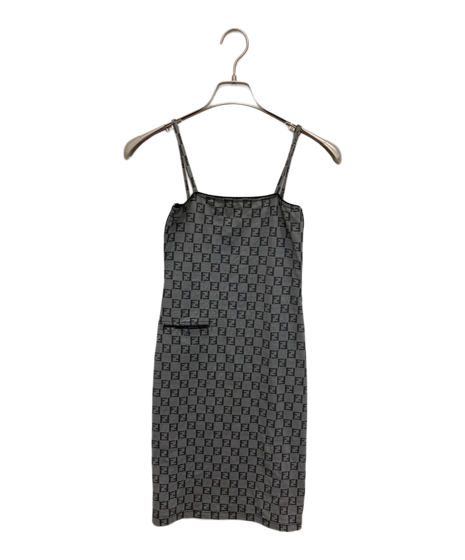中古・古着通販】FENDI (フェンディ) ズッカ柄キャミソールワンピース