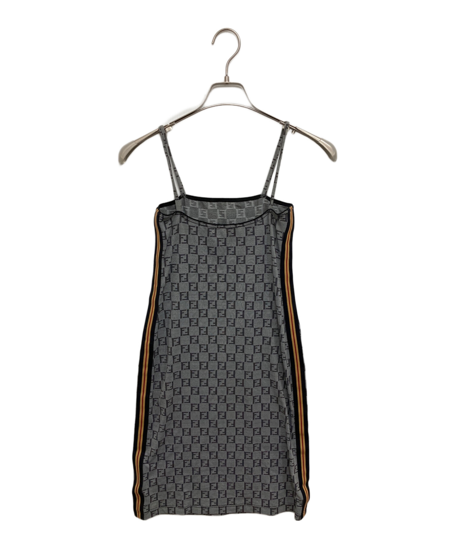 か*)様 フェンディ　FENDI ズッカ柄　タンクトップ キャミソール　未使用 中古・古着通販】FENDI (フェンディ) ズッカ柄キャミソールワンピース