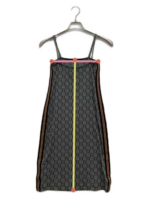 中古・古着通販】FENDI (フェンディ) ズッカ柄キャミソールワンピース