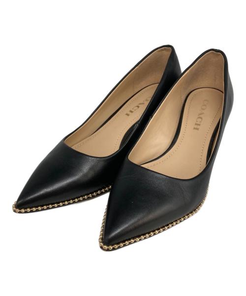 コーチ　パンプス　サイズ37.5 中古・古着通販】COACH (コーチ) ウィラ パンプス ブラック サイズ:36