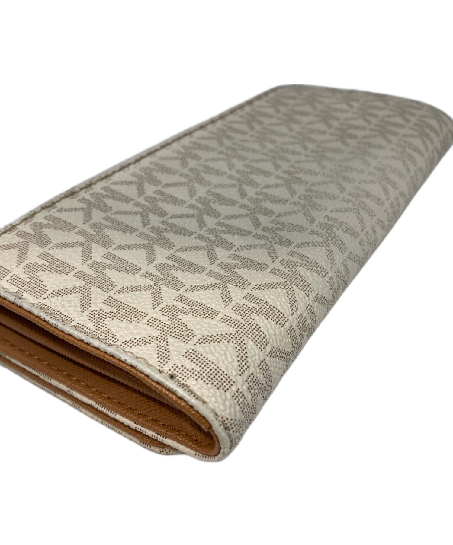 中古・古着通販】MICHAEL KORS (マイケル・コース) 長財布 ホワイト