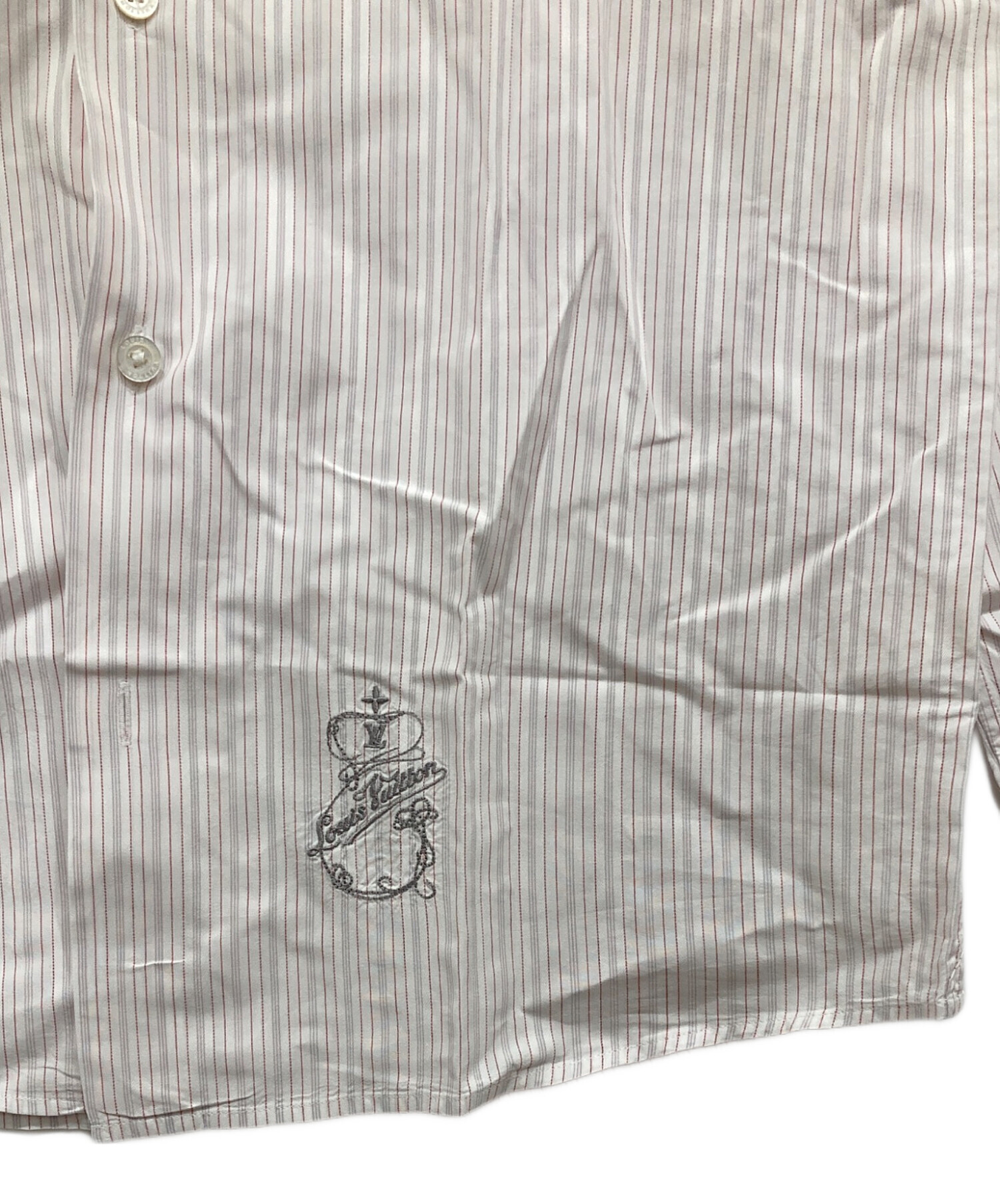 中古・古着通販】LOUIS VUITTON (ルイ ヴィトン) ストライプシャツ