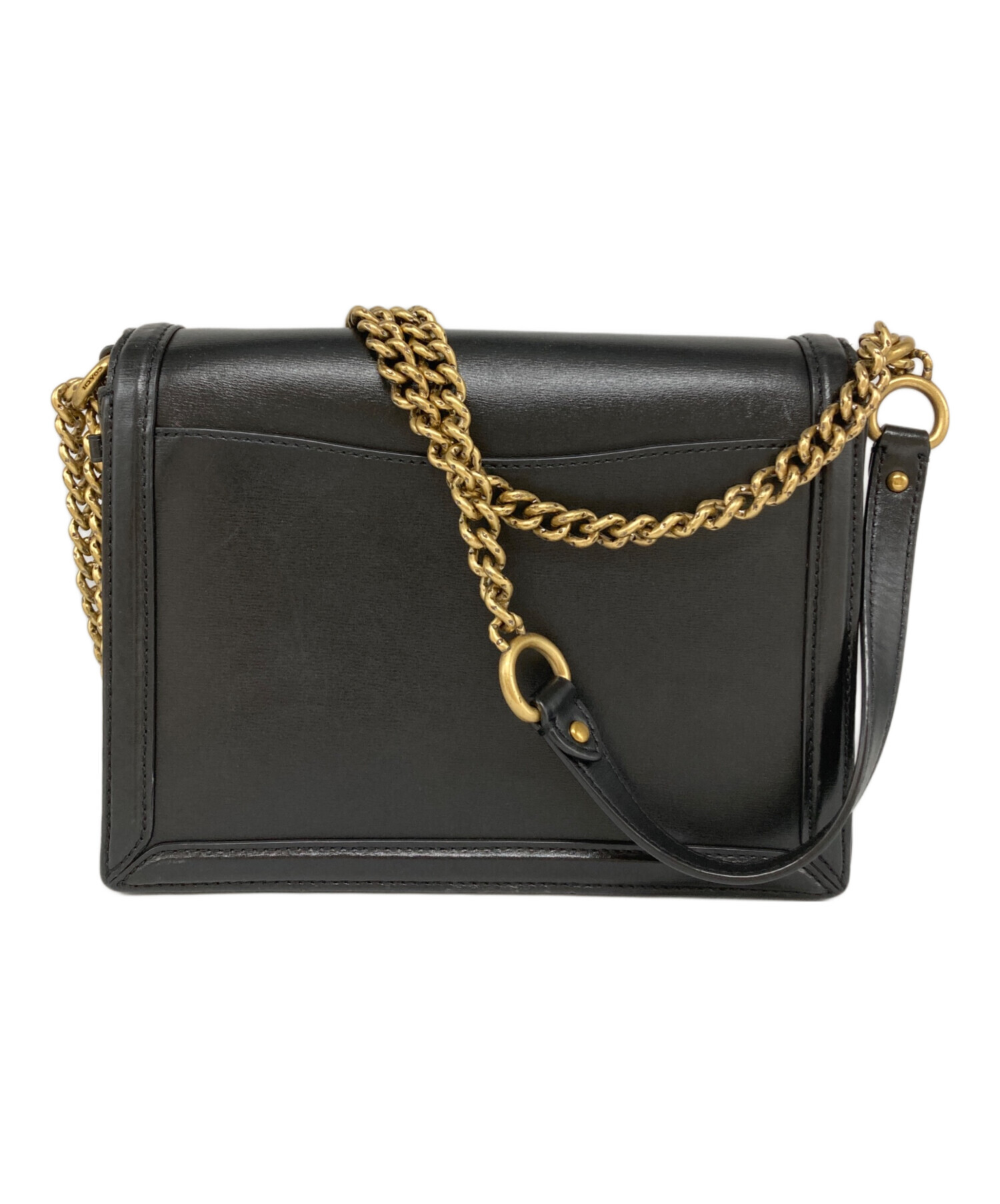 中古・古着通販】COACH (コーチ) ハットン ショルダー バッグ ブラック 