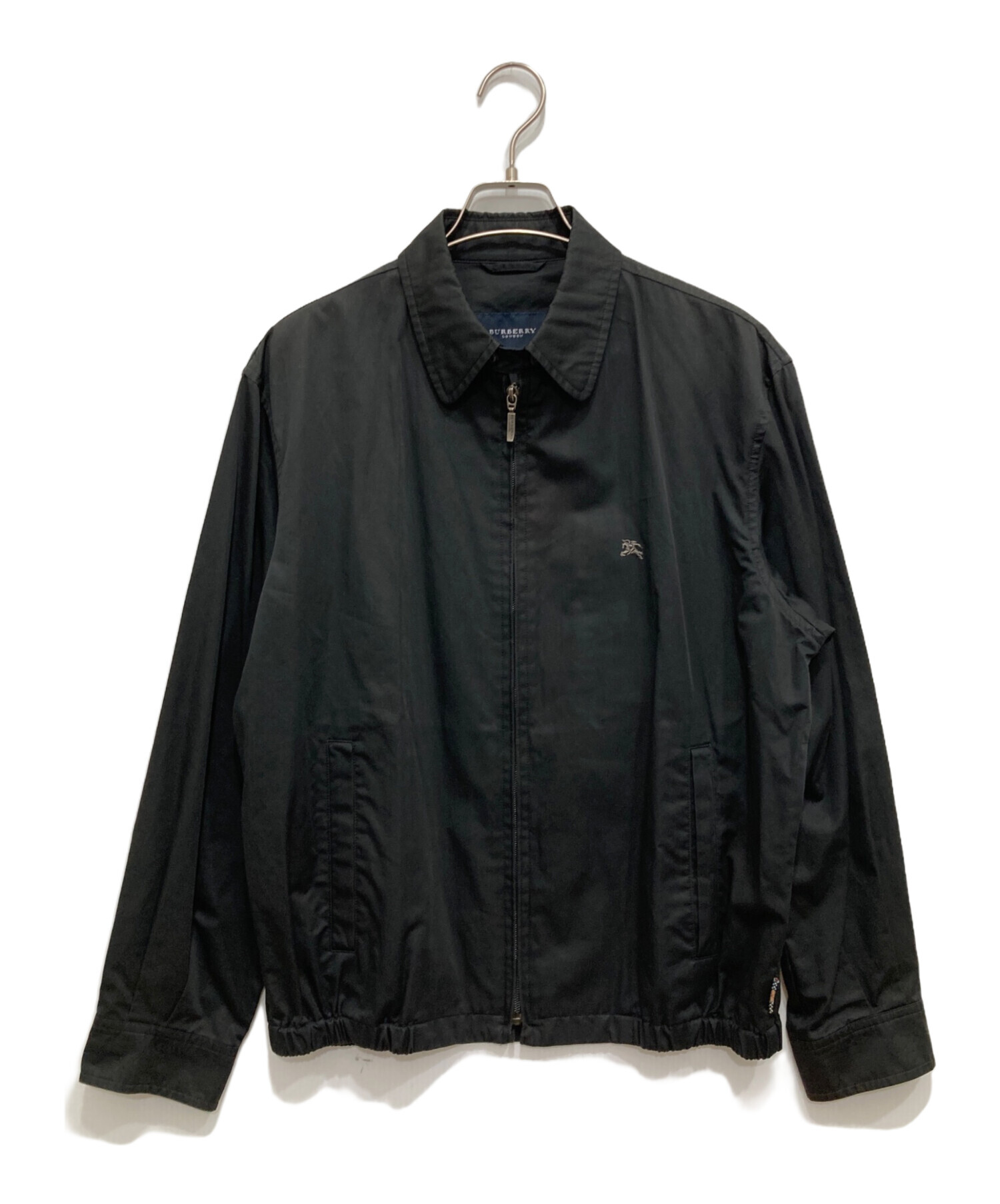 BURBERRY London ブラック スイングトップ M ノバチェック 短丈 BURBERRY BURBERRY London ブラック スイングトップ M ノバチェック 短