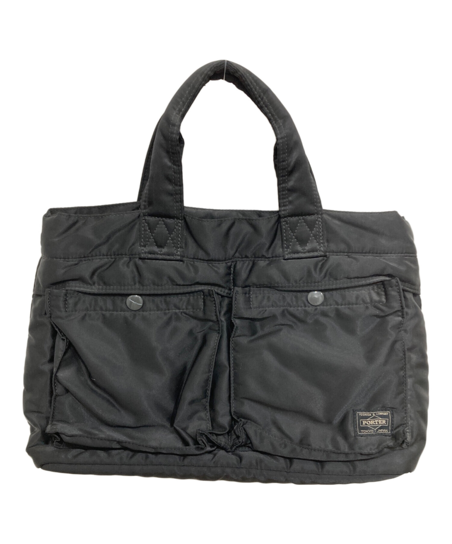 中古・古着通販】PORTER (ポーター) トートバッグ ブラック｜ブランド
