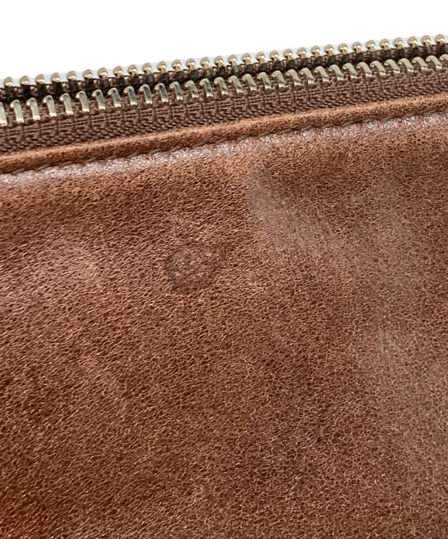 中古・古着通販】JIL SANDER (ジルサンダー) レザーポーチ ブラウン