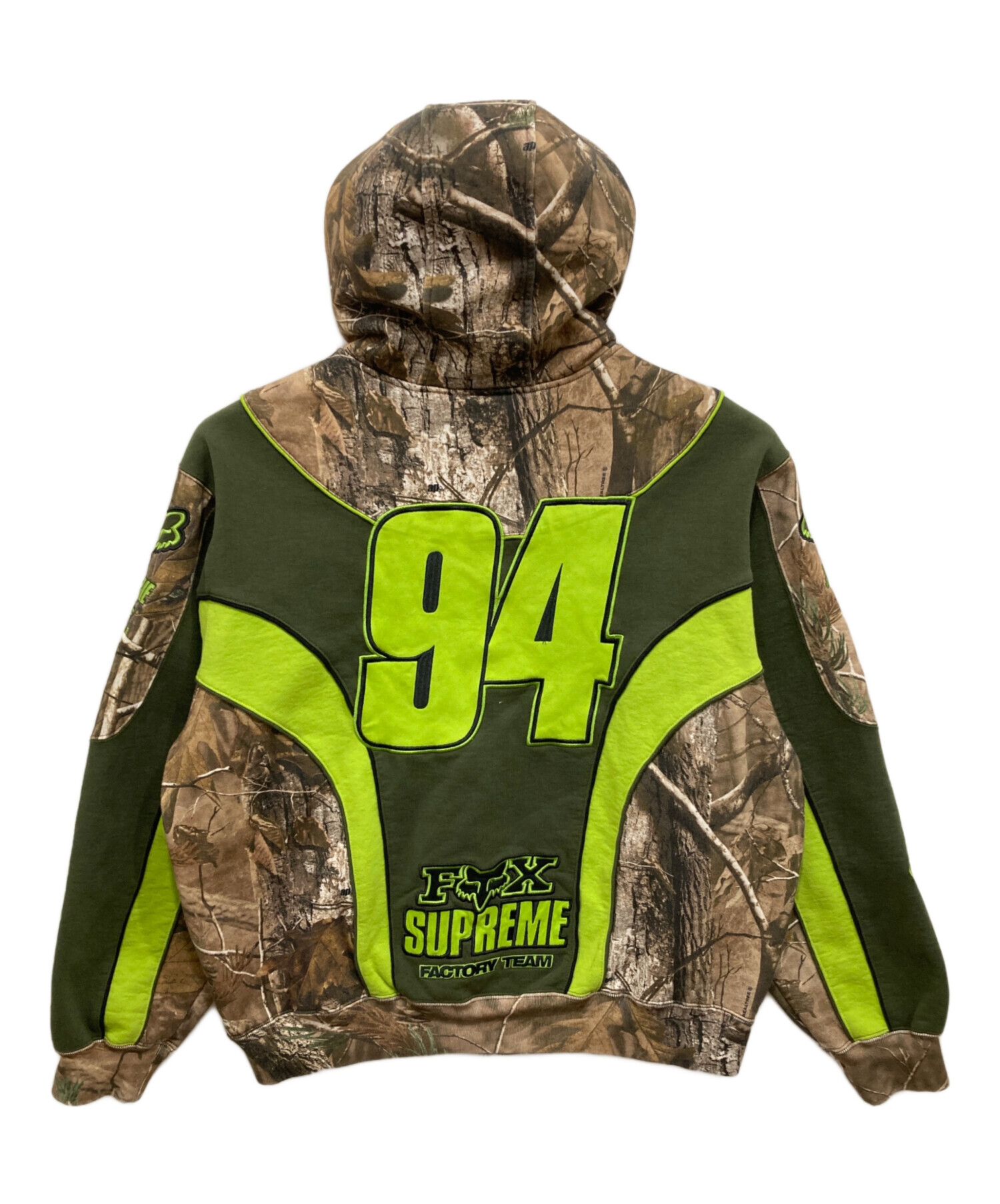  Smuffle Fox 廃盤 激レア 中古・古着通販】Supreme (シュプリーム) Fox Racing Zip Up Hooded