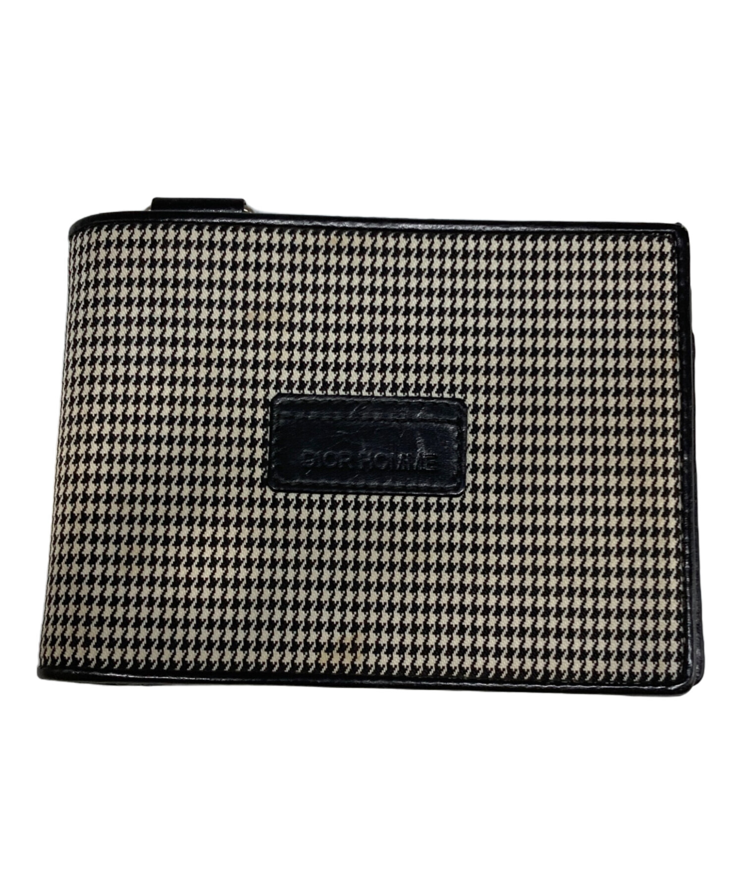 中古・古着通販】Dior Homme (ディオール オム) 千鳥格子柄2つ折り財布